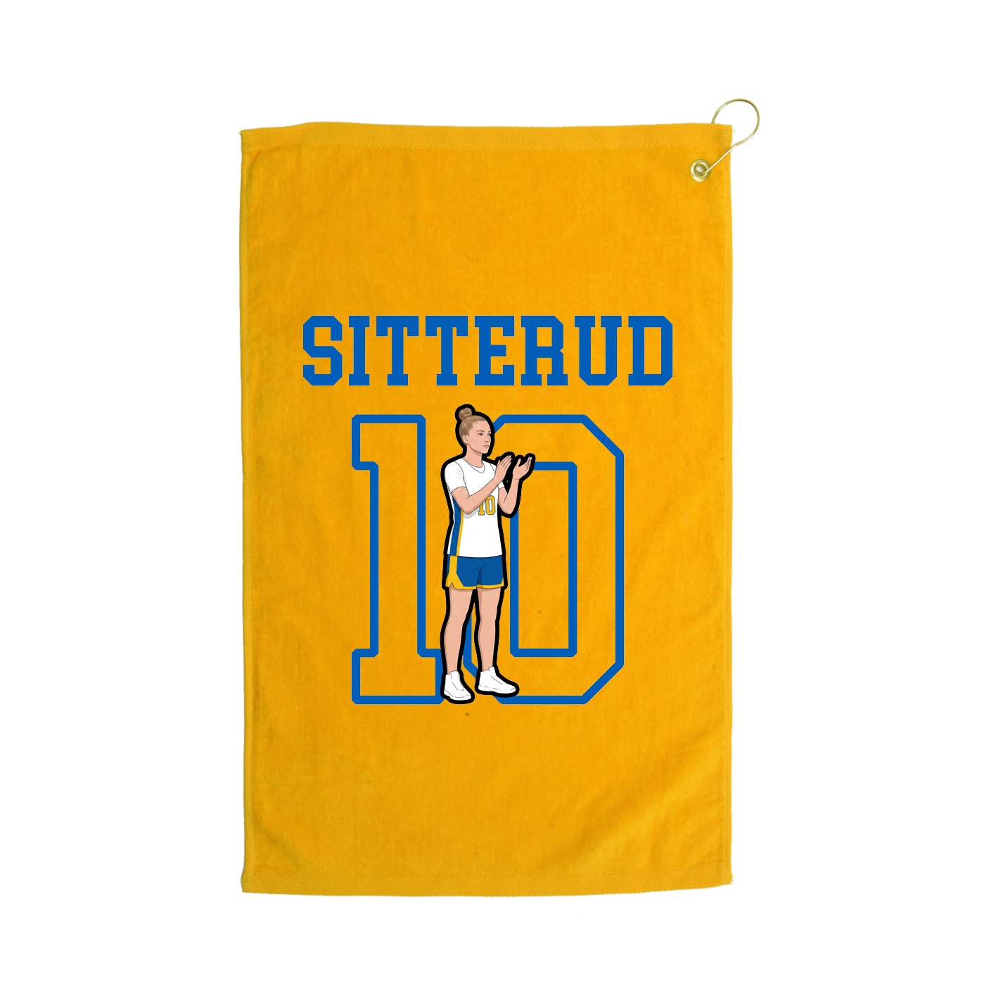 Golf Towel — Shirsey in Gold