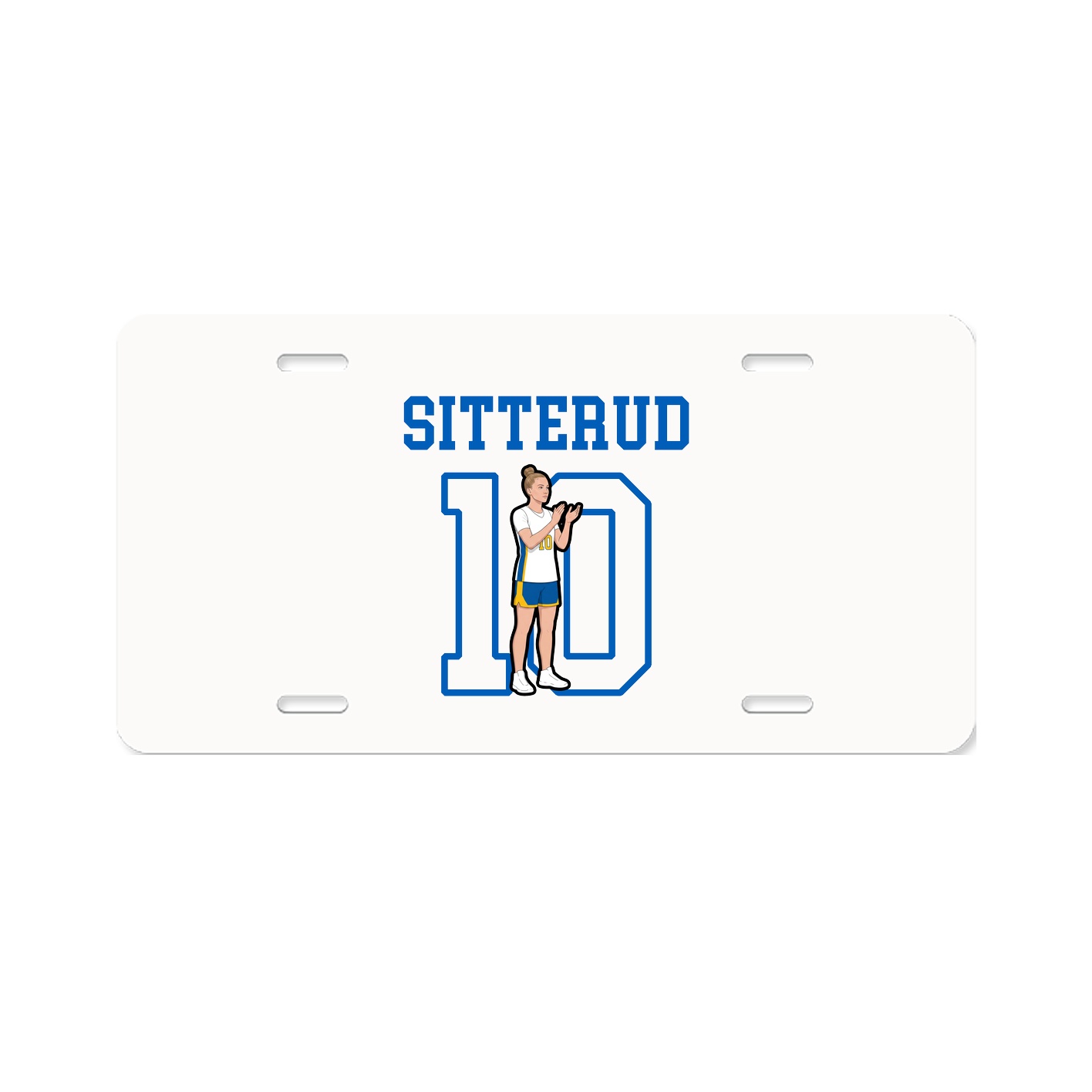License Plate — Shirsey in Classic