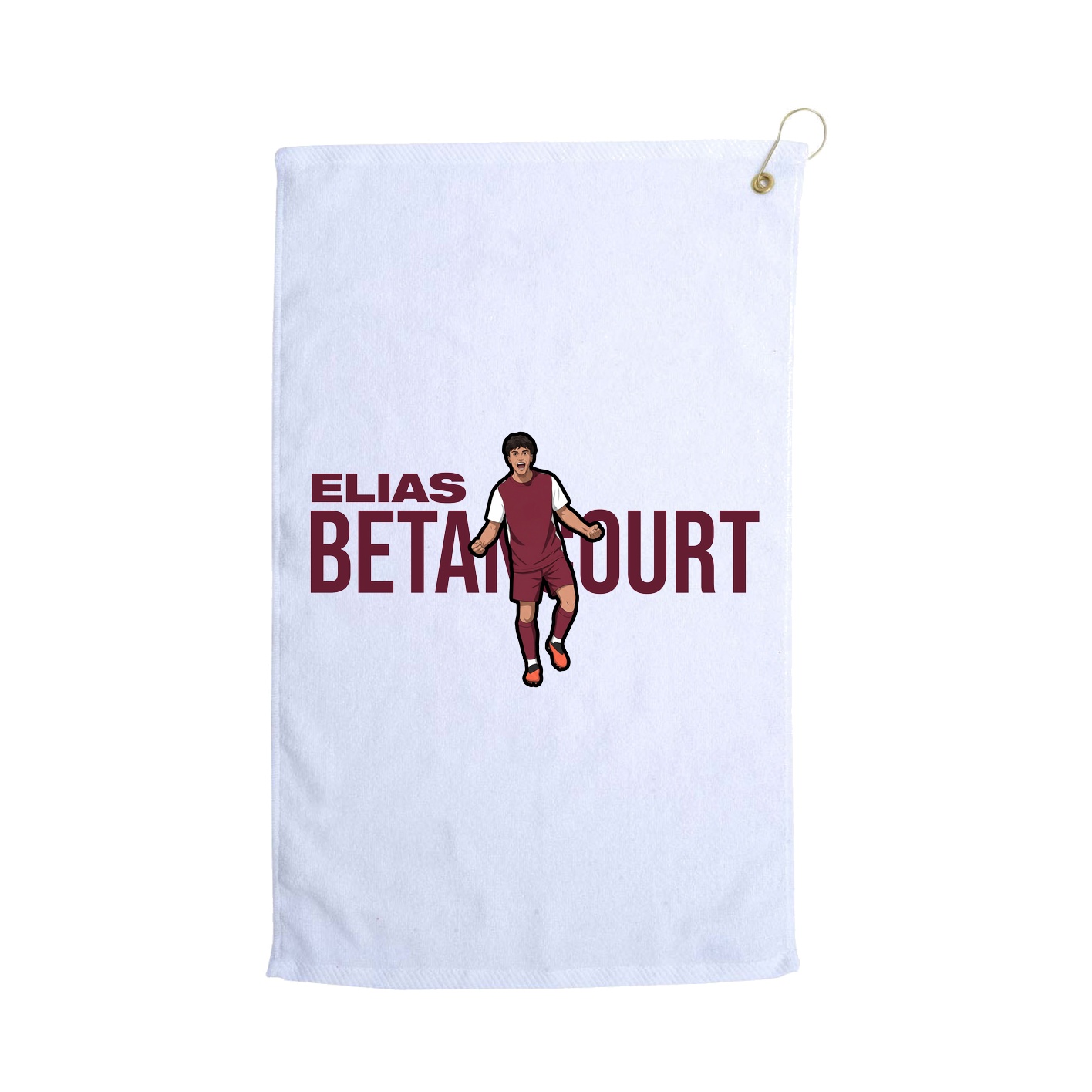 Golf Towel — Player Name in White