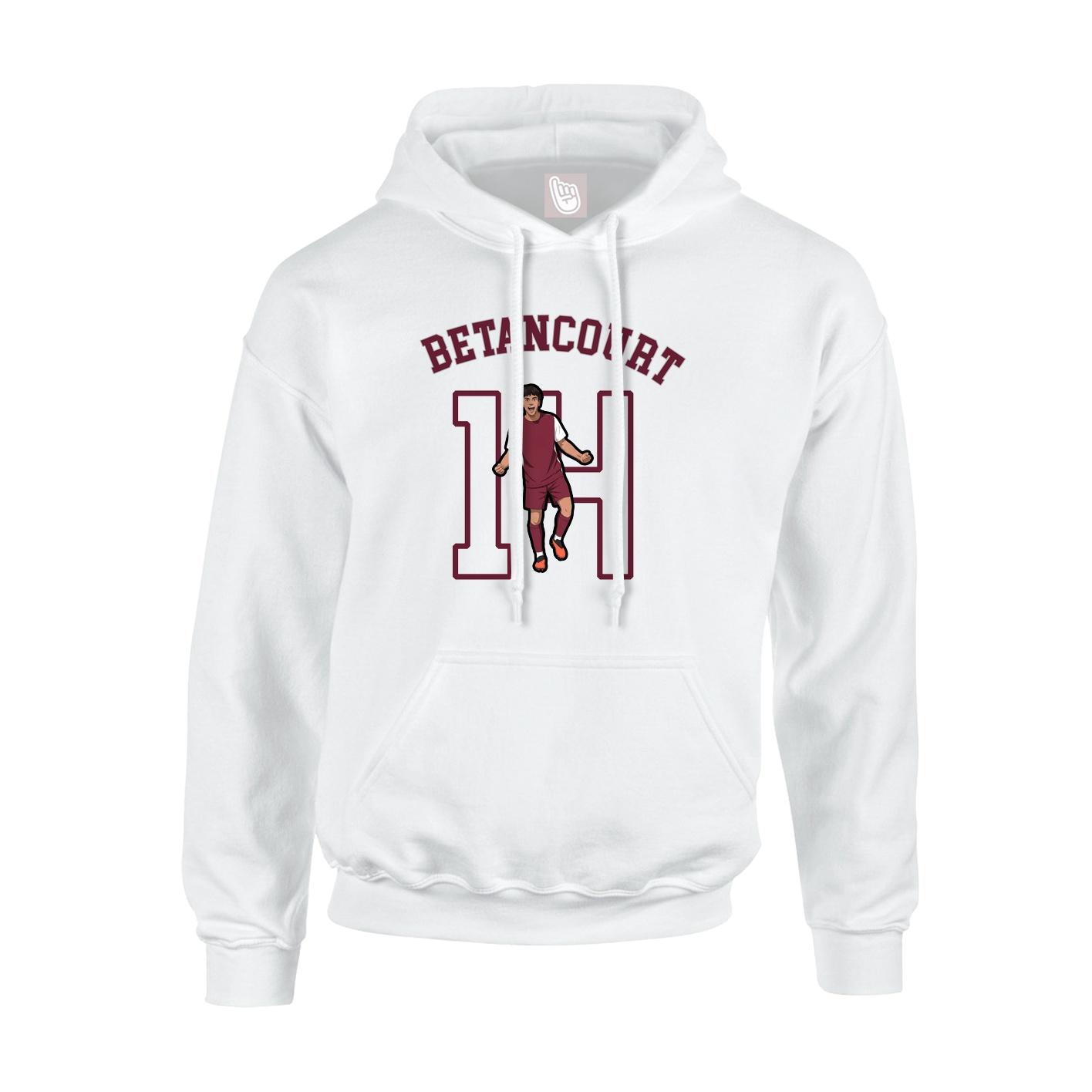 Youth Hoodie — Shirsey Arch in White