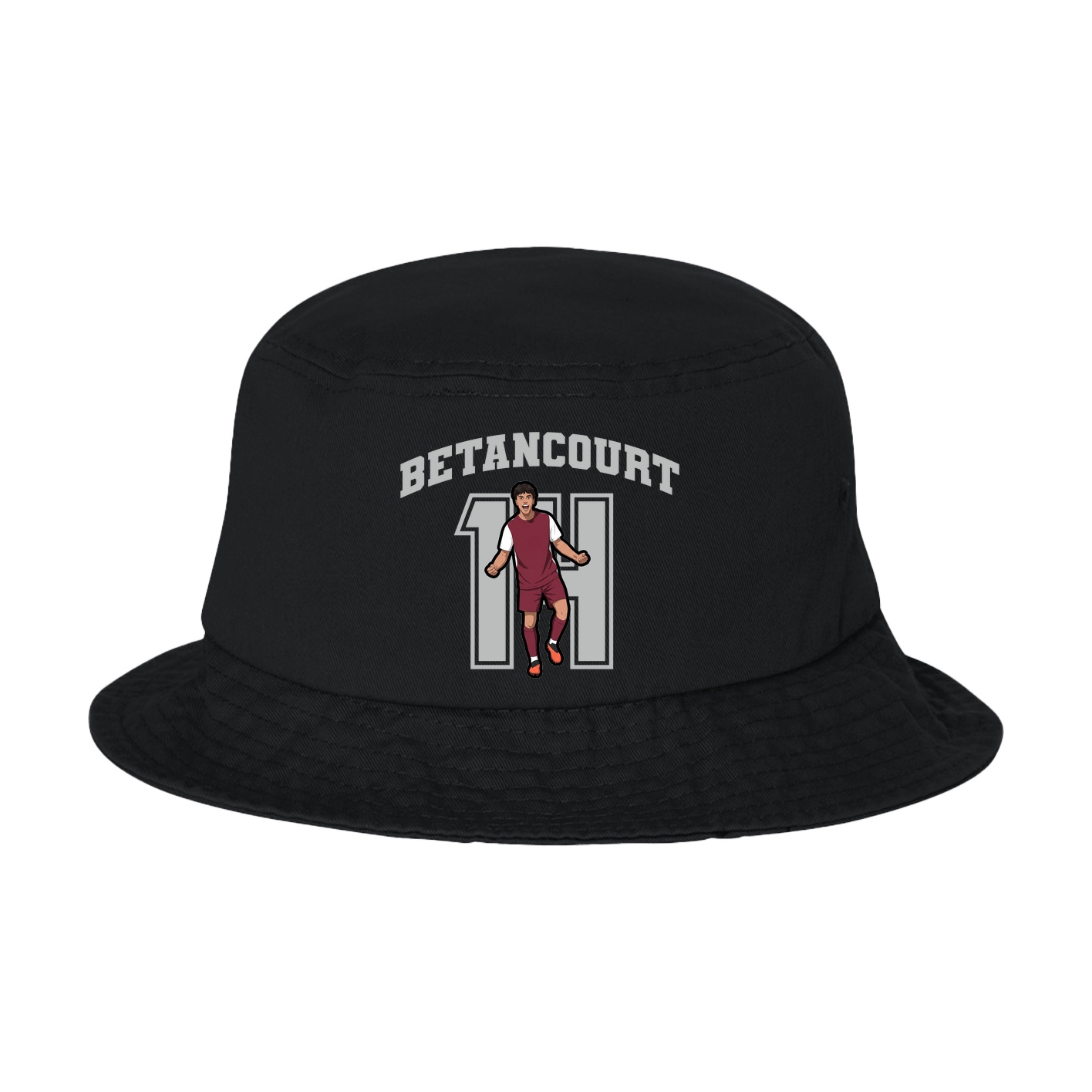 Bucket Cap — Number in Black