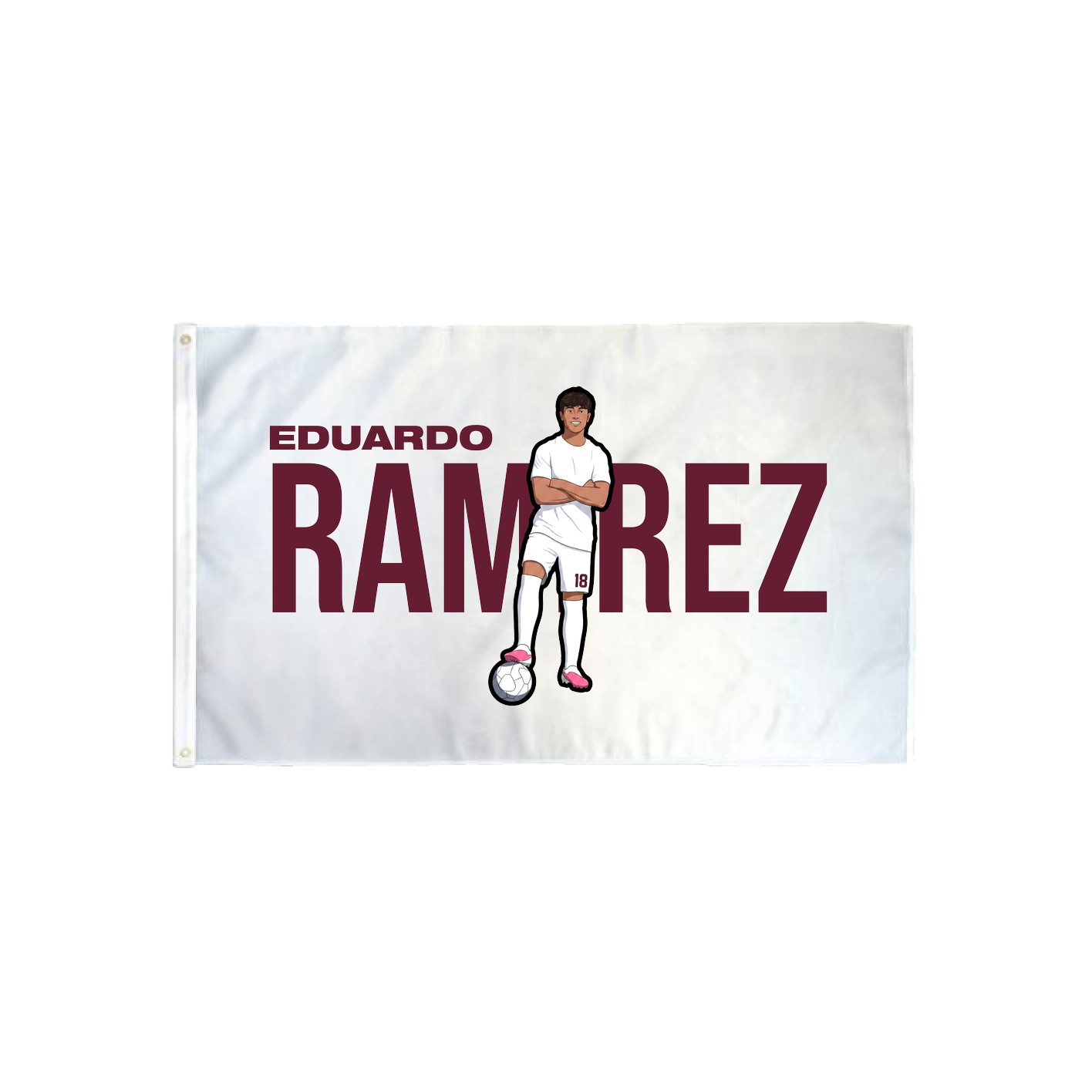 3x5 Flag — Player Name in Classic