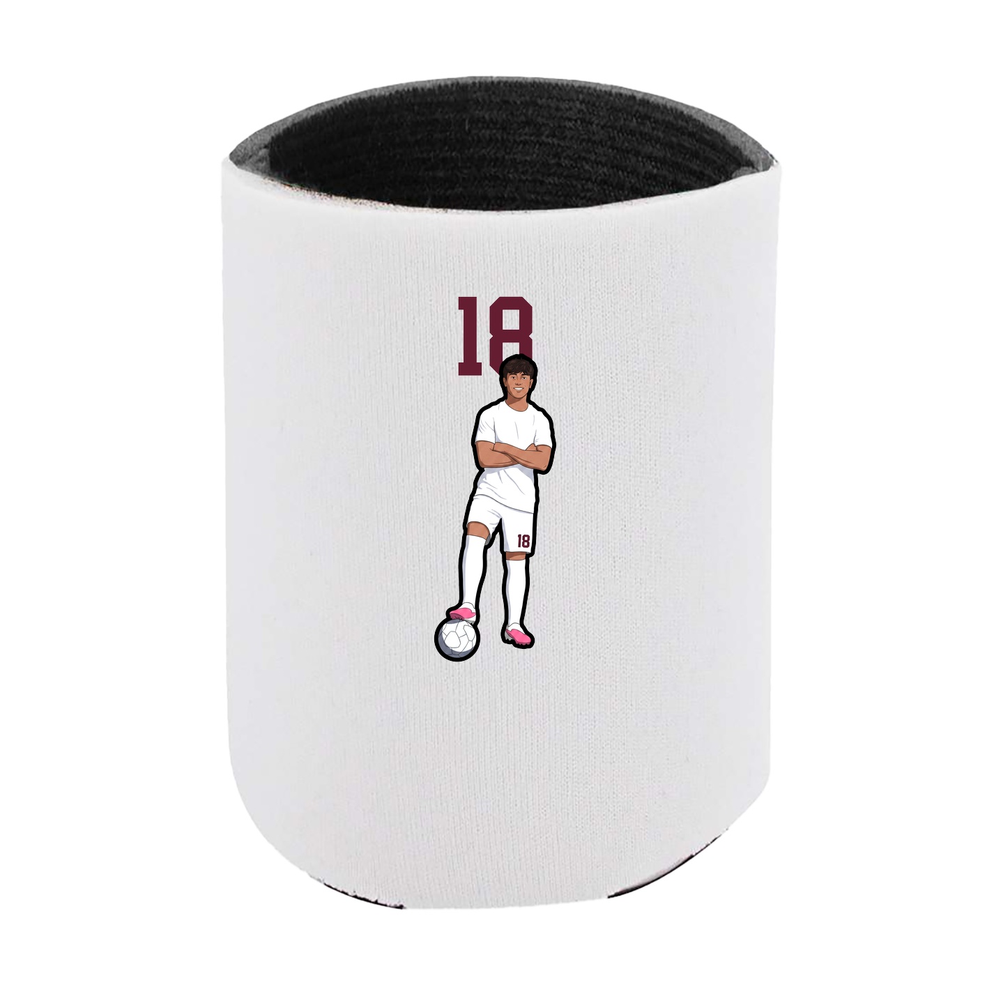 Can Holder — Number Top in White