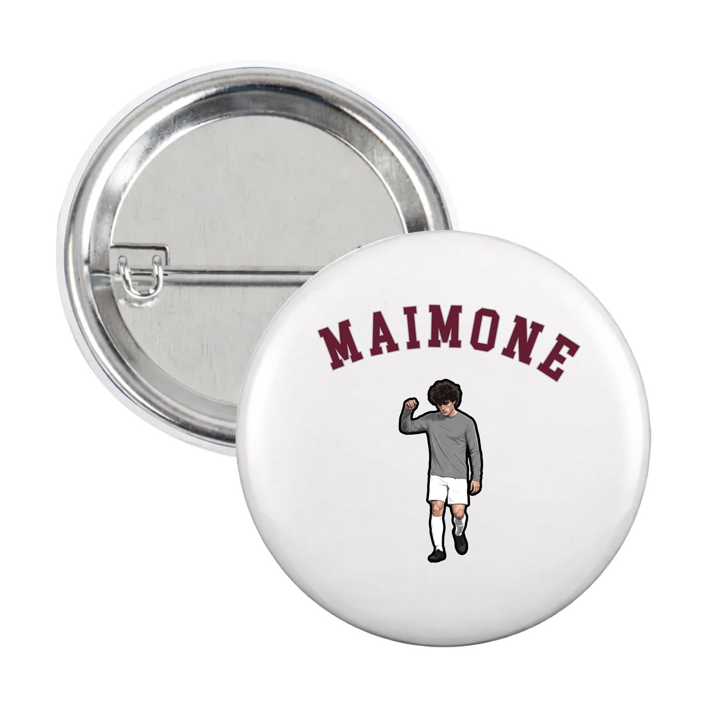 Game Day Button — Shirsey Arch in White