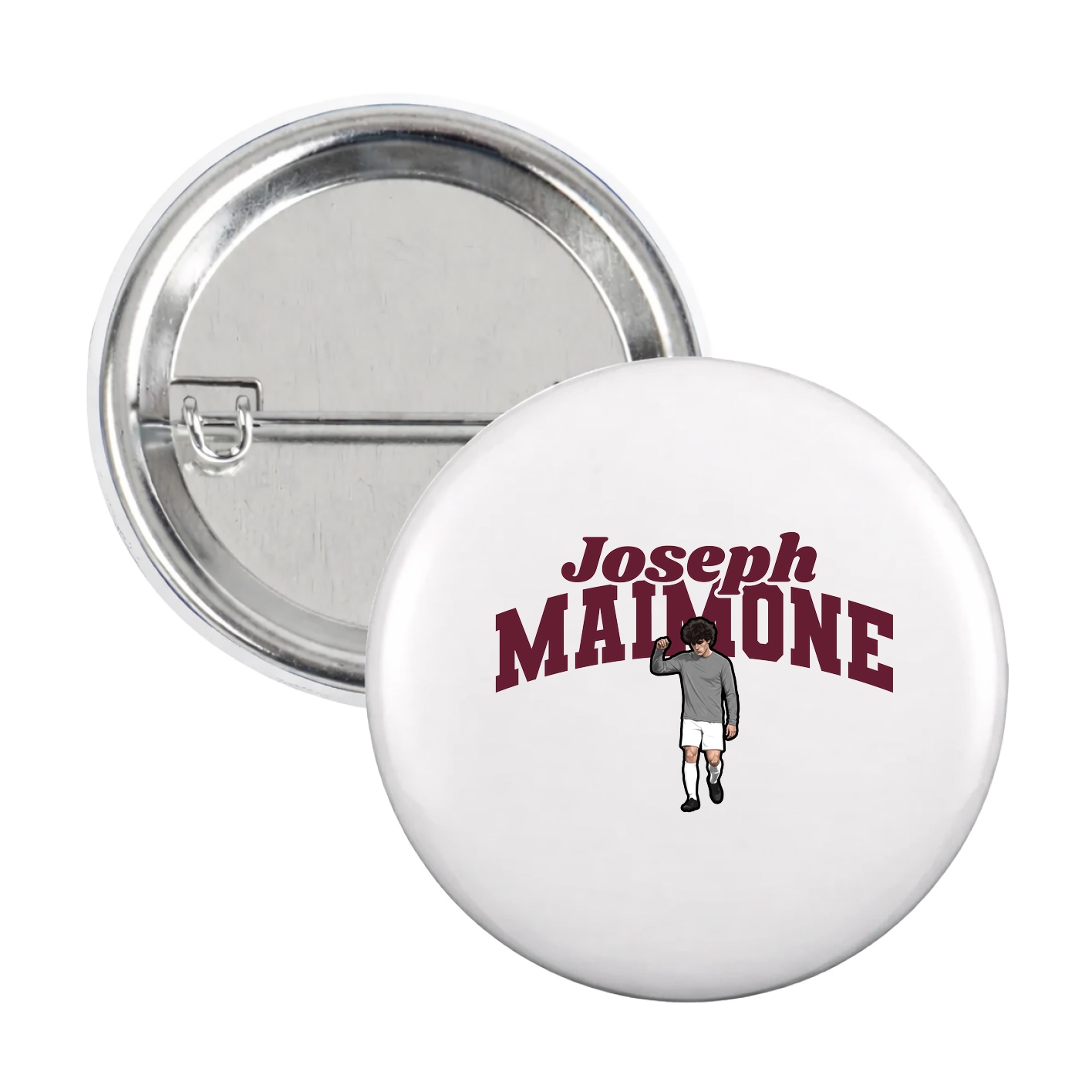 Game Day Button — Signature Arch in White