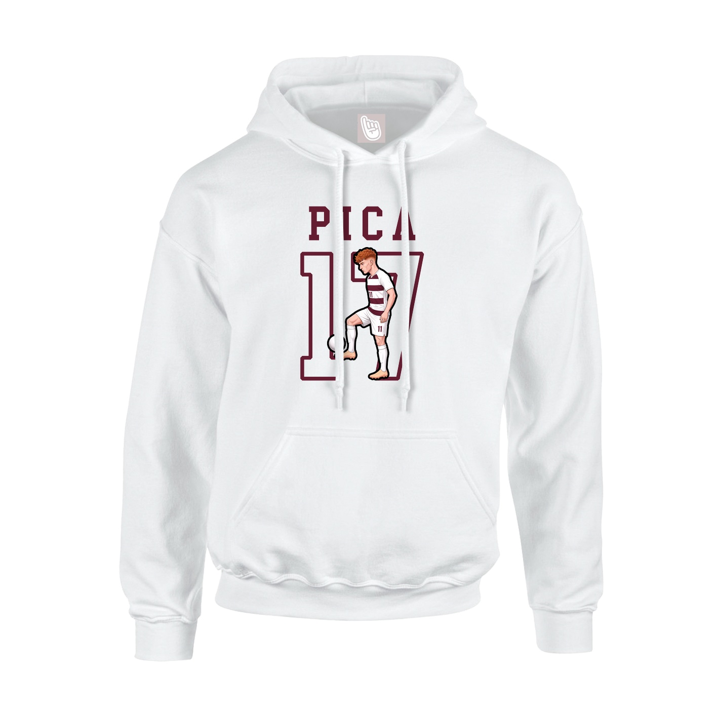 Youth Hoodie — Shirsey in White