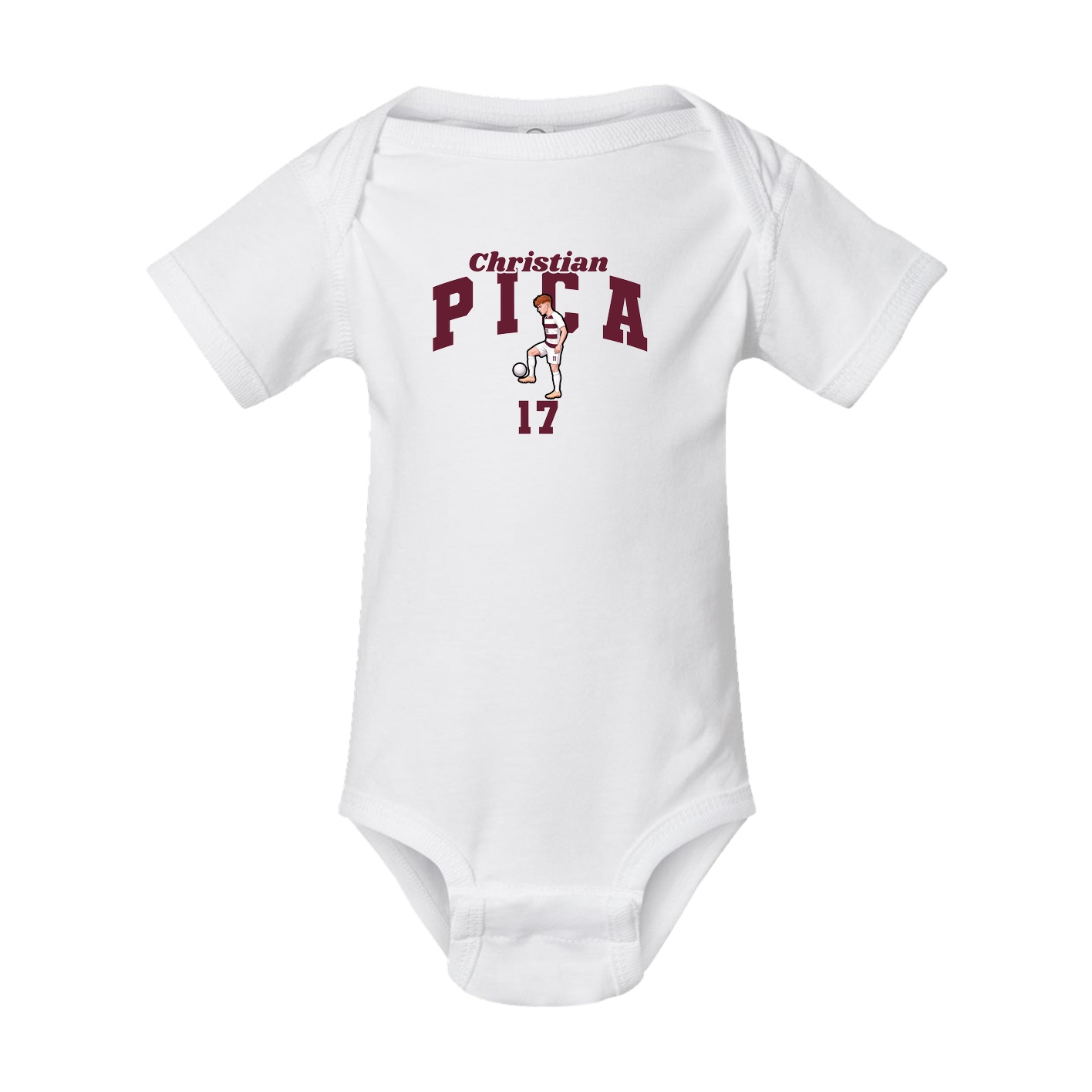 Baby Onesie — Signature Arch in White