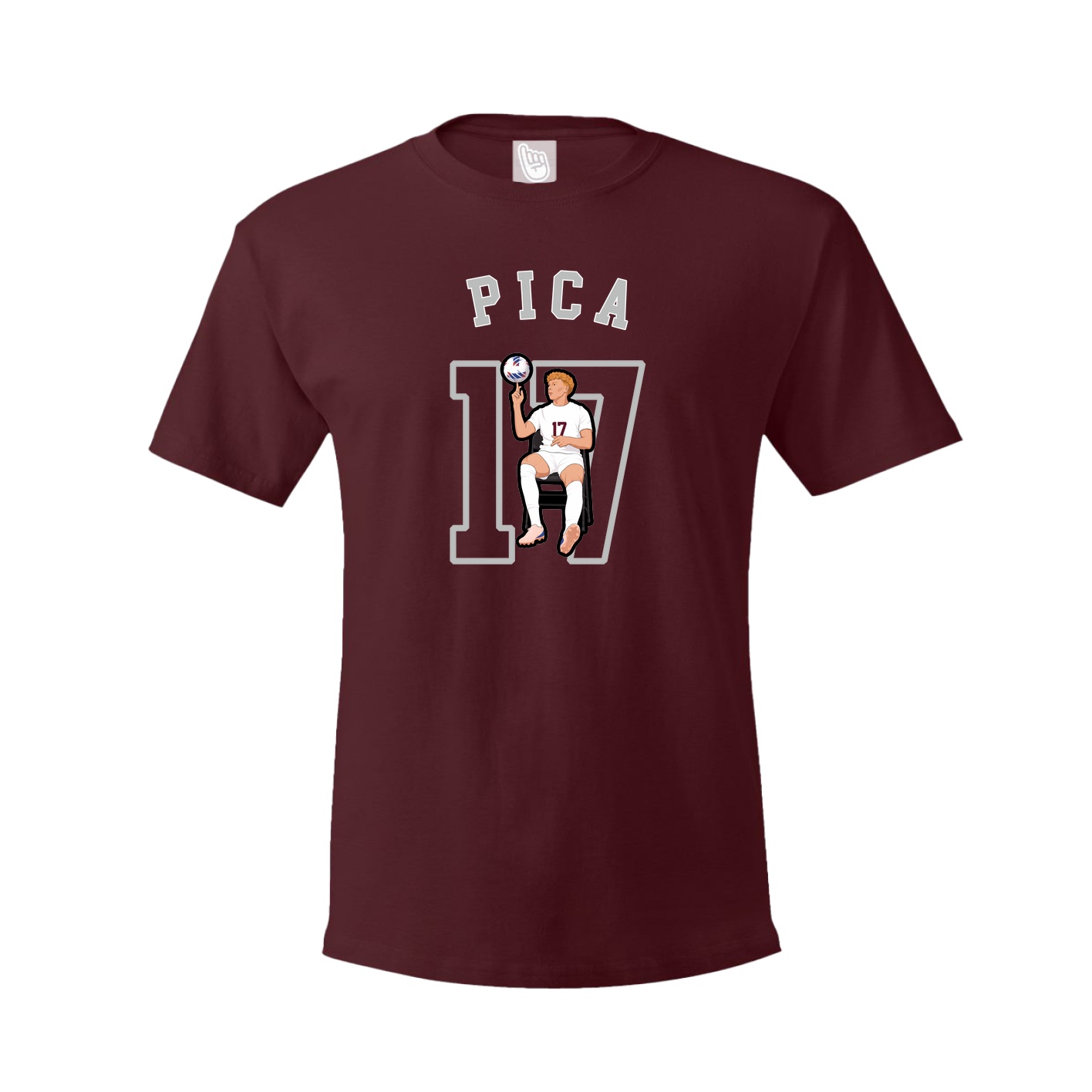 Youth Tee — Shirsey Arch in Maroon