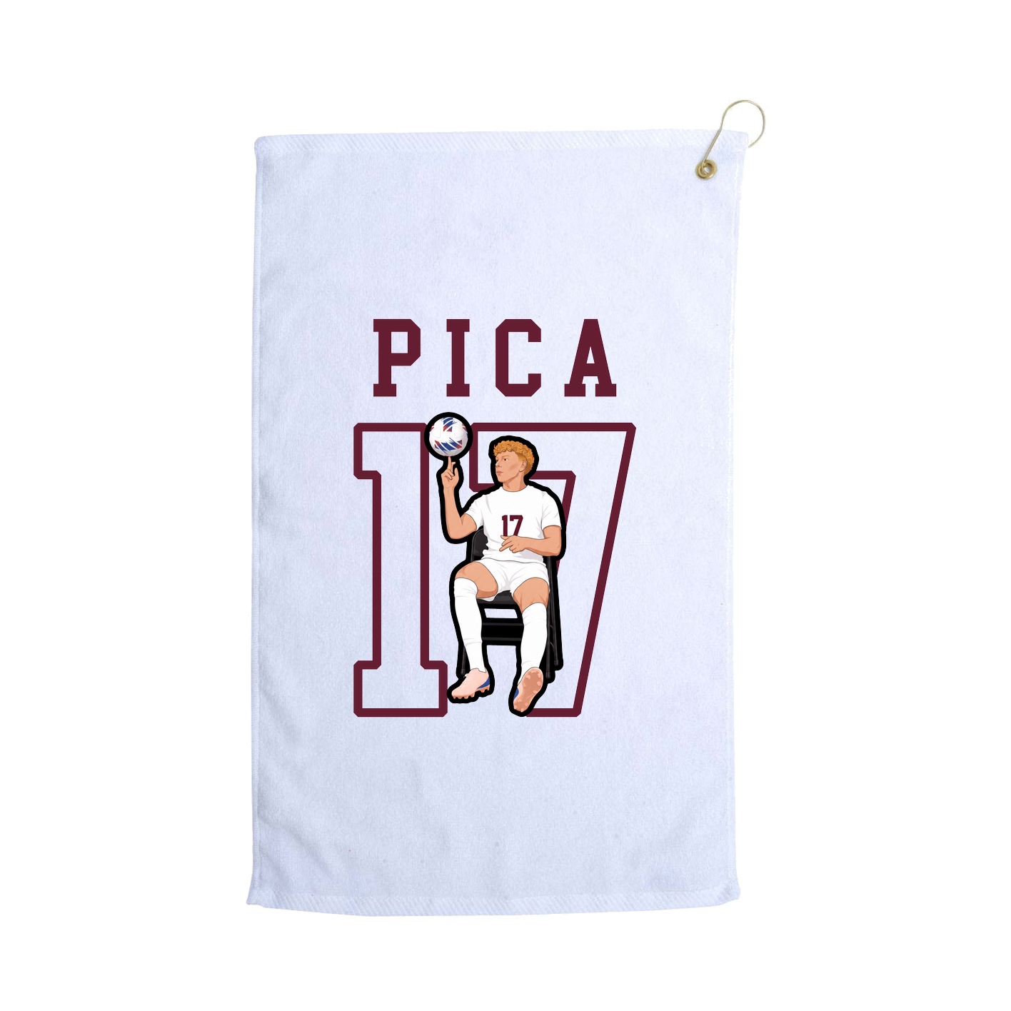 Golf Towel — Shirsey in White