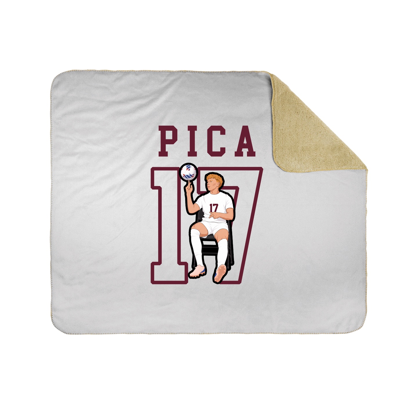 Throw Blanket — Shirsey in White