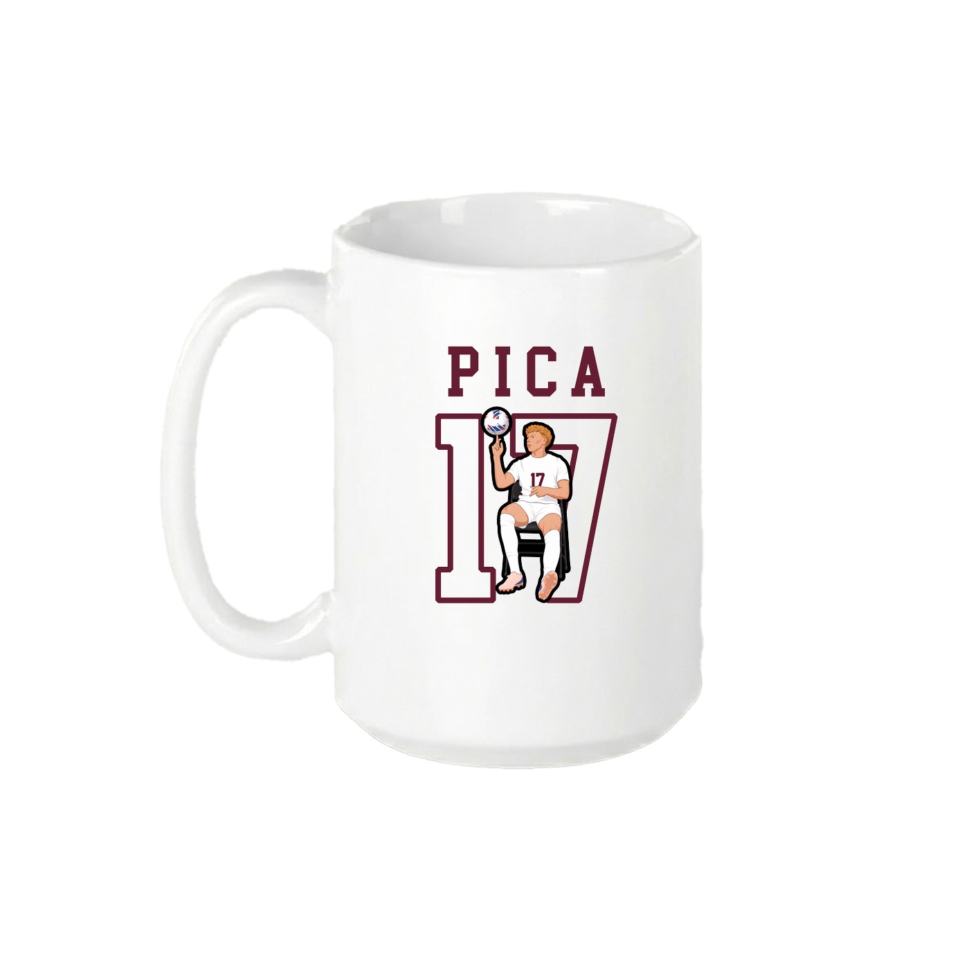 15oz Coffee Mug — Shirsey in White