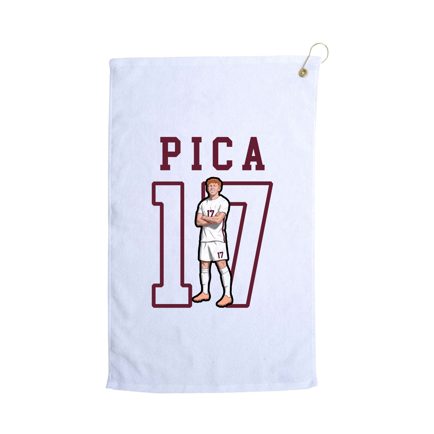 Golf Towel — Shirsey in White