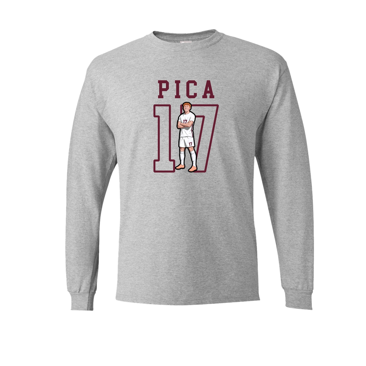 Long Sleeve Tee — Shirsey in Grey