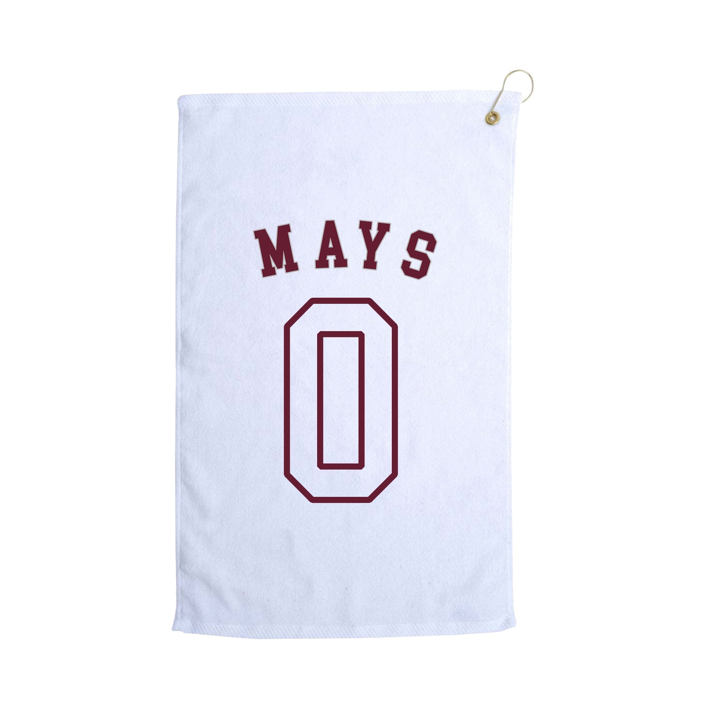 Golf Towel — Shirsey Arch in White