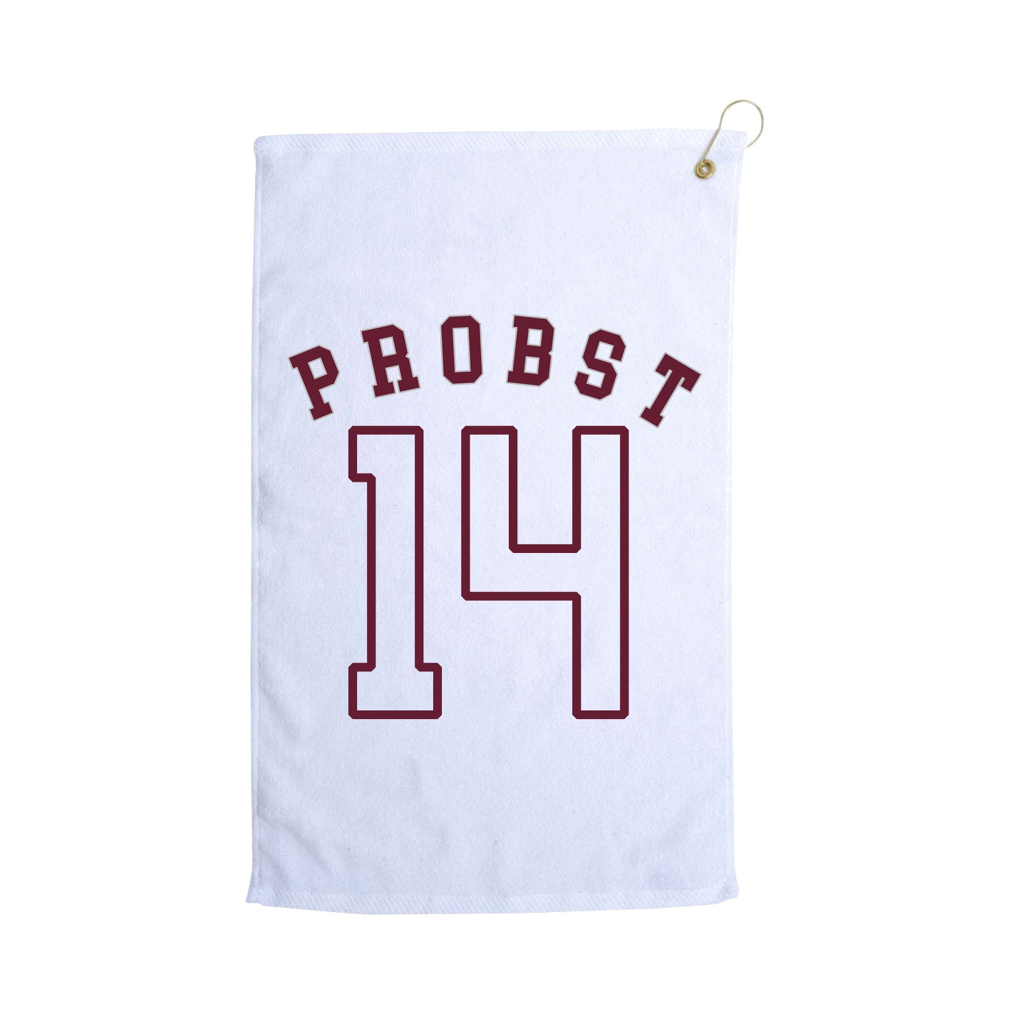 Golf Towel — Shirsey Arch in White
