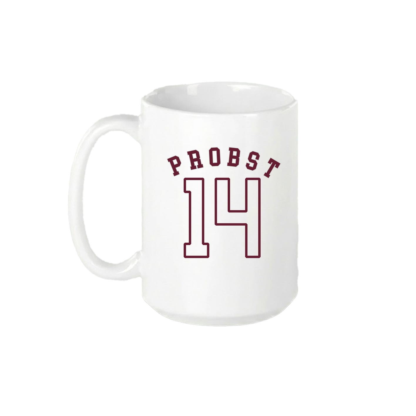 15oz Coffee Mug — Shirsey Arch in White