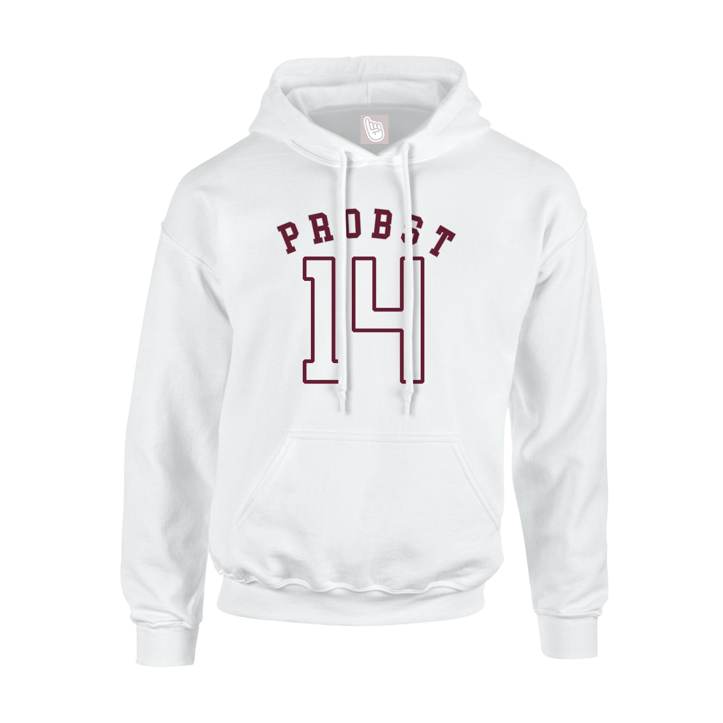 Hoodie — Shirsey Arch in White