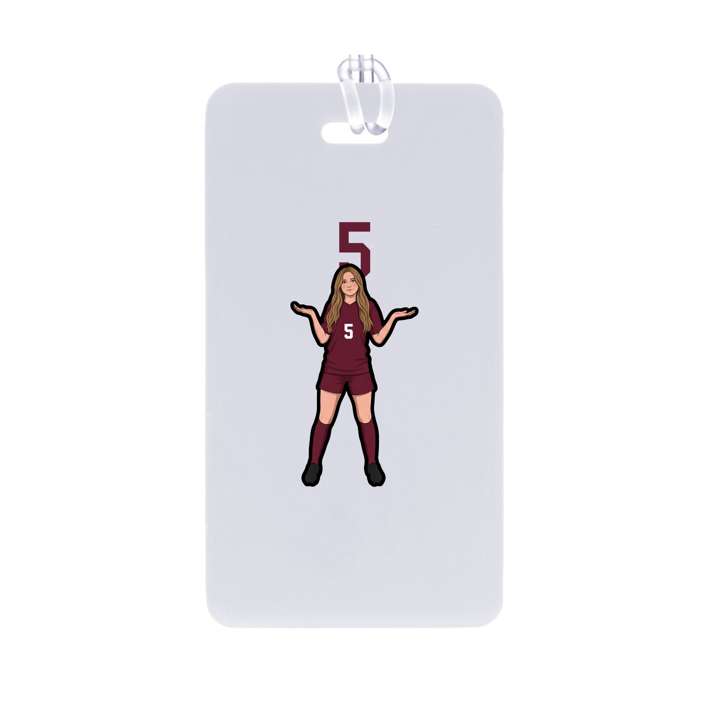 Bag Tag — Number Top in Classic