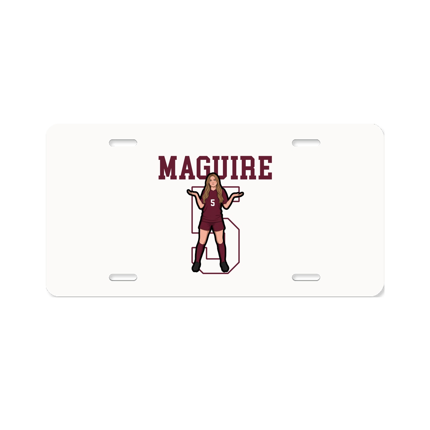License Plate — Shirsey in Classic