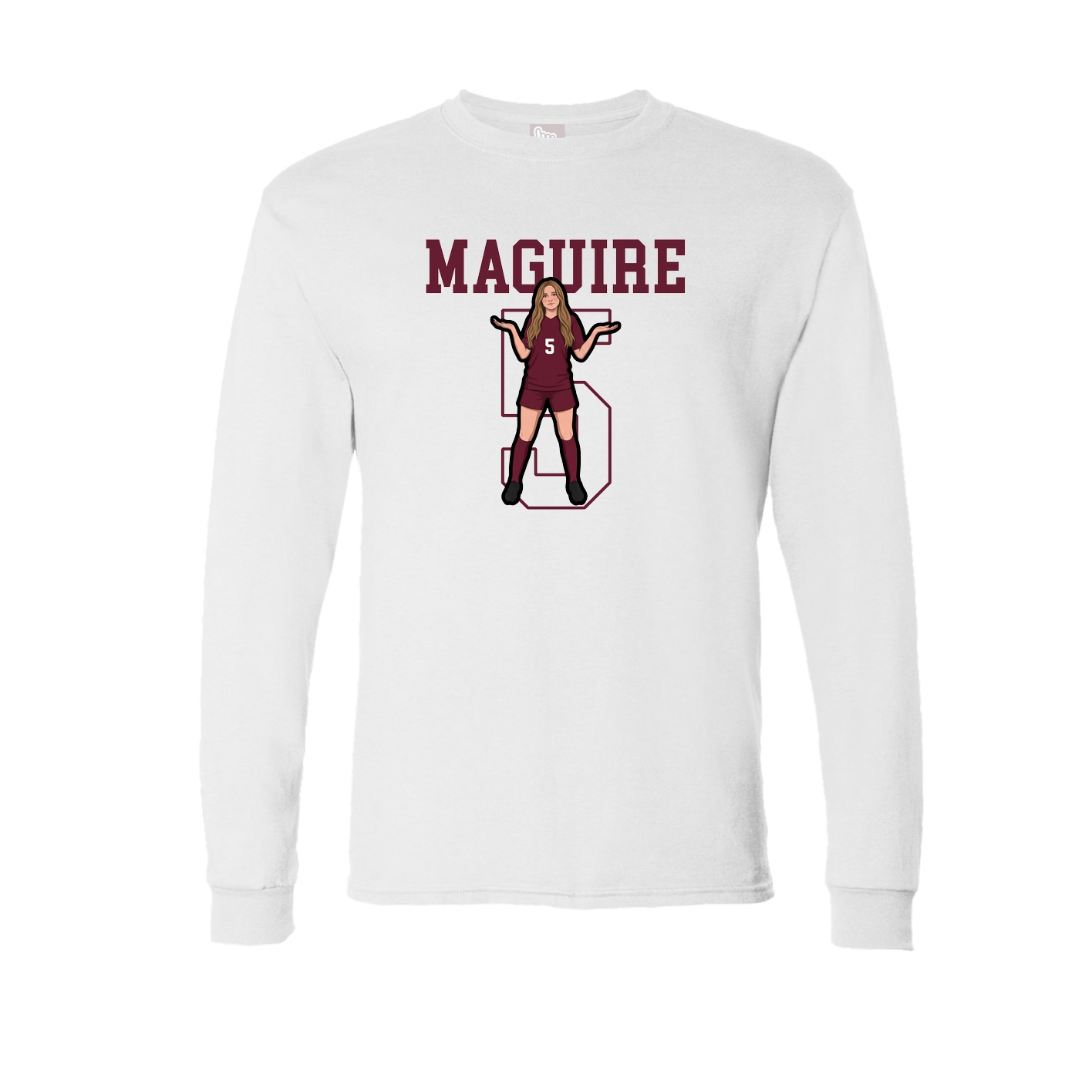 Long Sleeve Tee — Shirsey in White