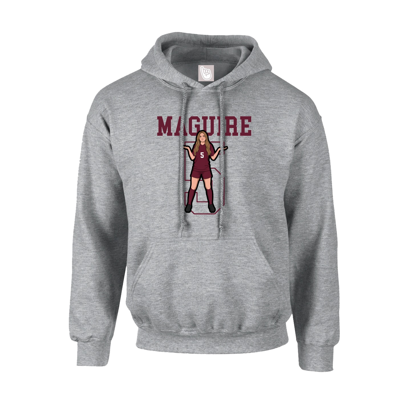 Youth Hoodie — Shirsey in Grey