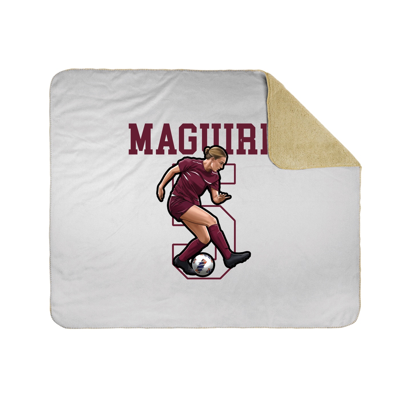 Throw Blanket — Shirsey in White