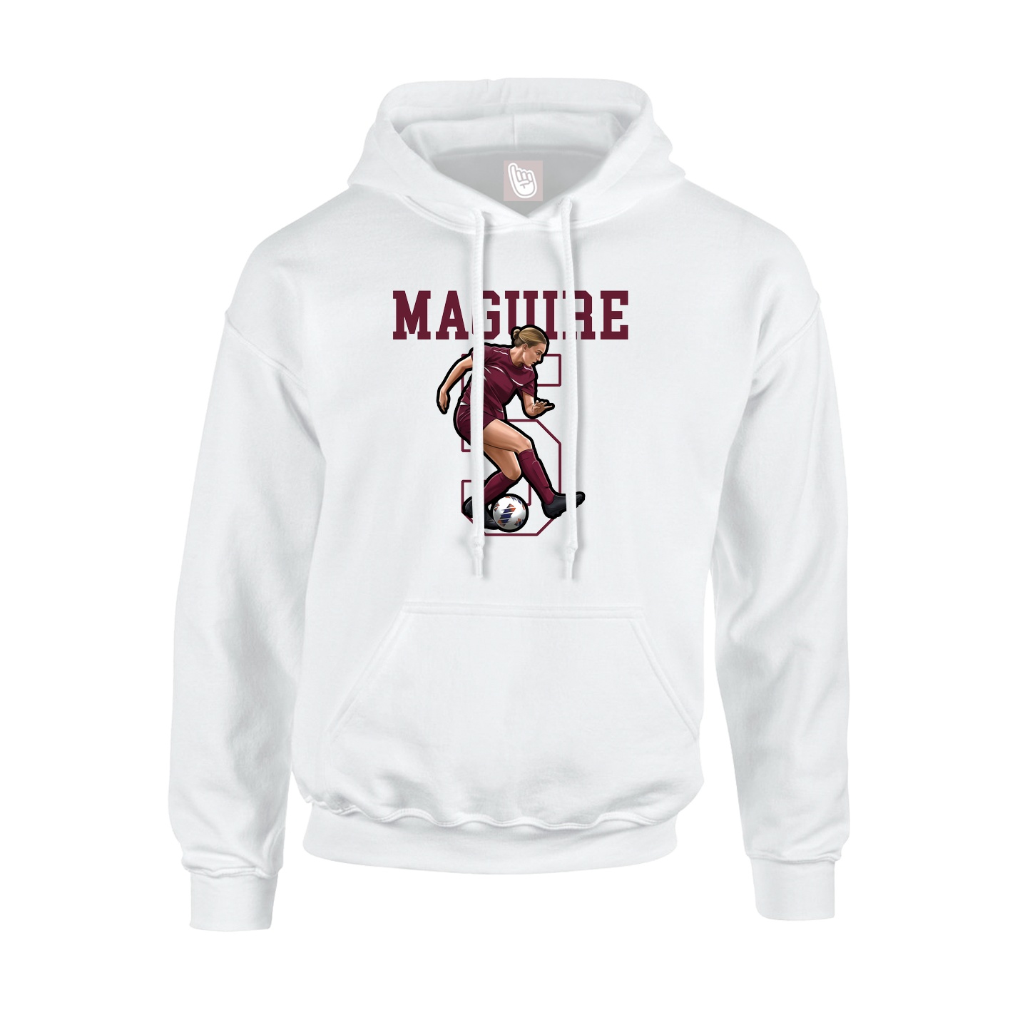 Youth Hoodie — Shirsey in White