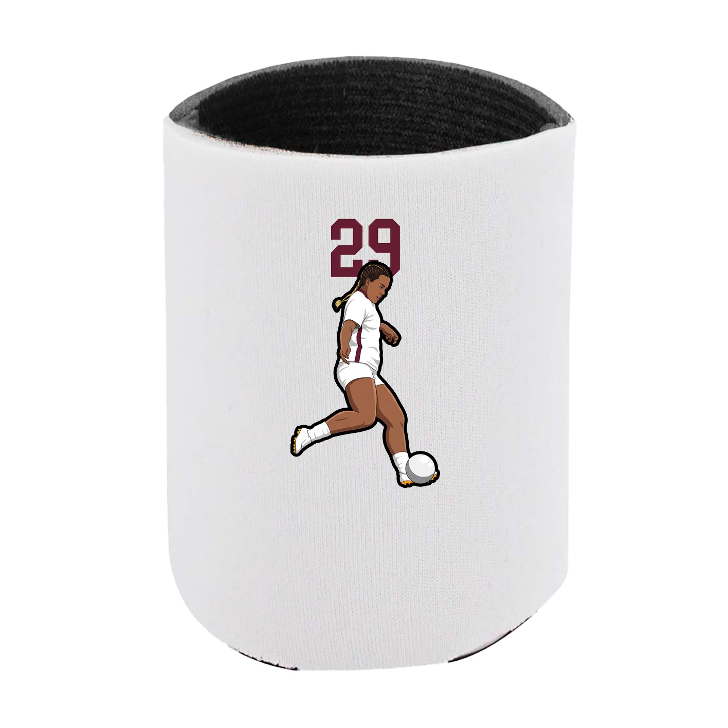 Can Holder — Number Top in White