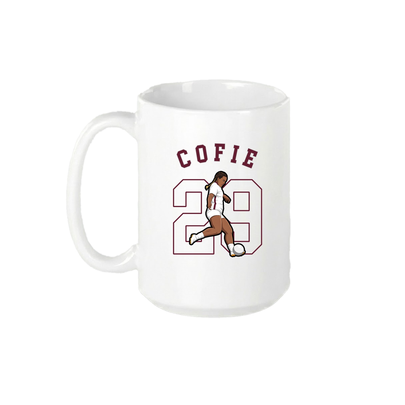 15oz Coffee Mug — Shirsey Arch in White