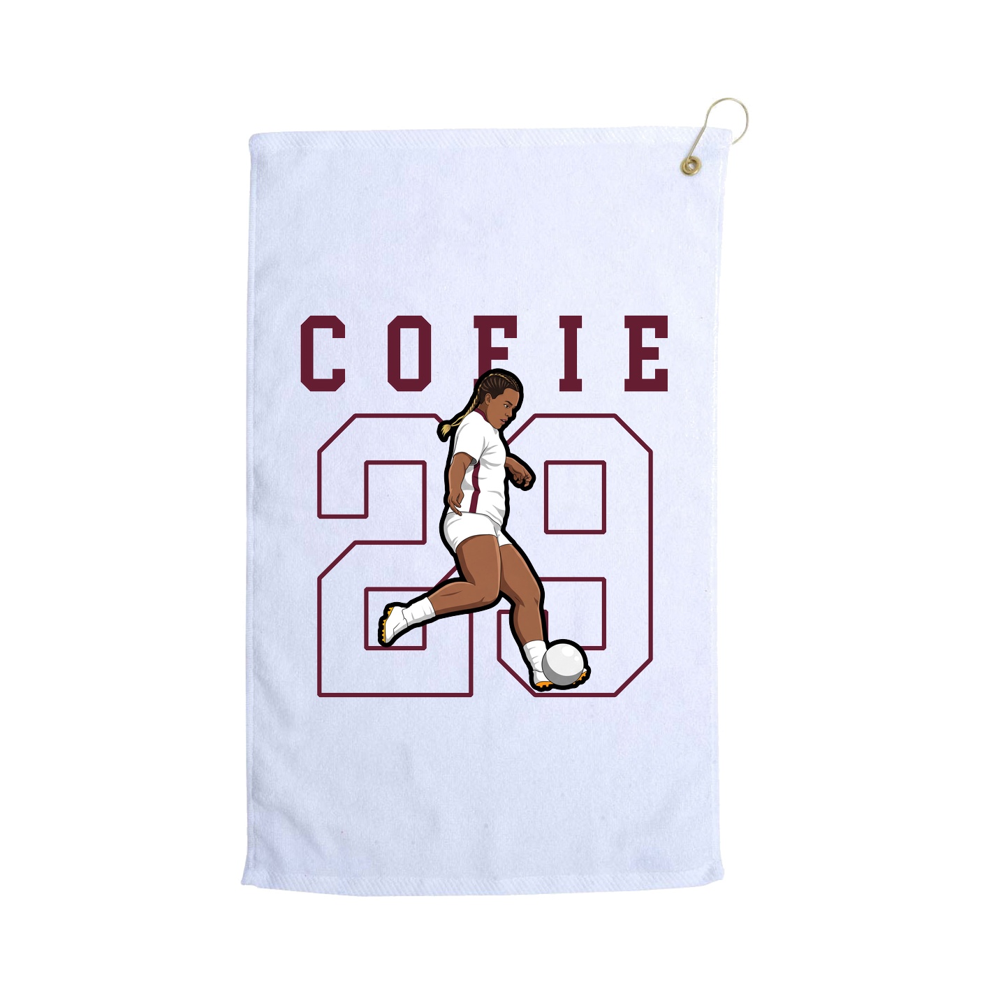 Golf Towel — Shirsey in White