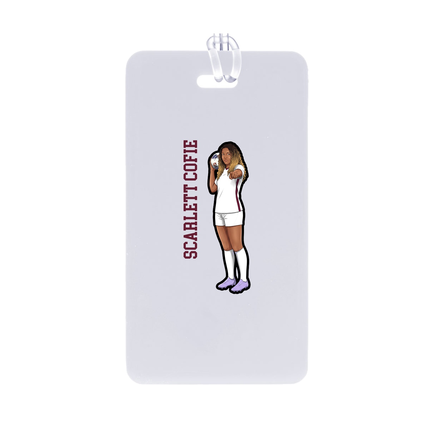 Bag Tag — Name Vertical in Classic
