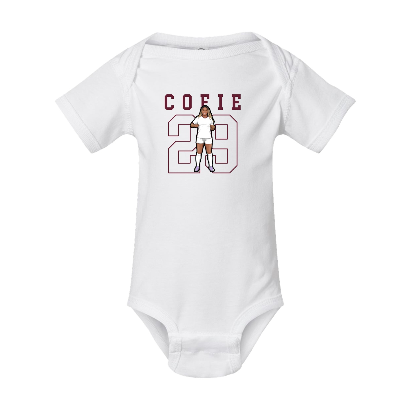 Baby Onesie — Shirsey in White