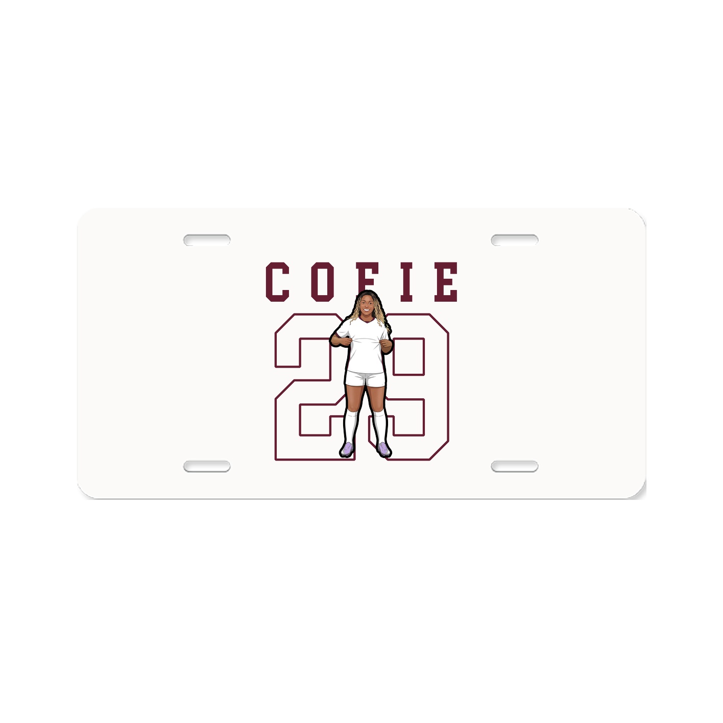 License Plate — Shirsey in Classic