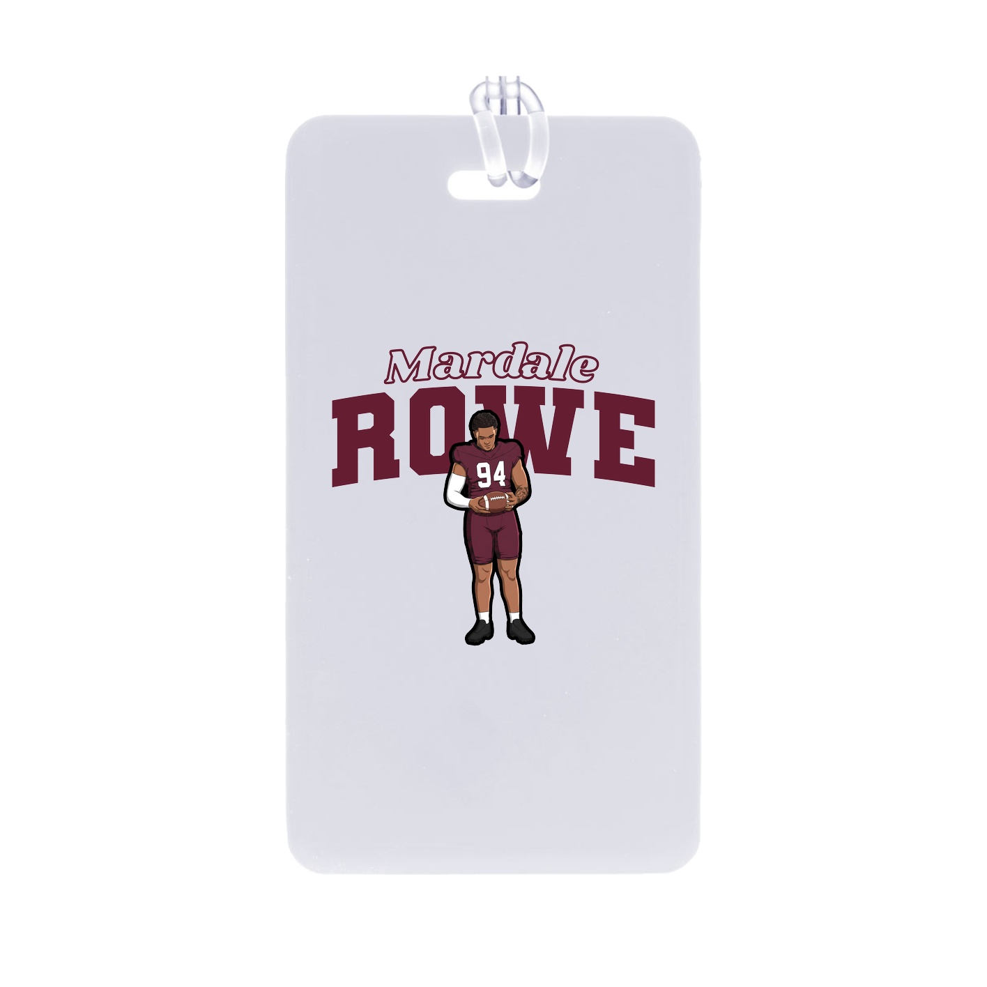Bag Tag — Name Arch in Classic