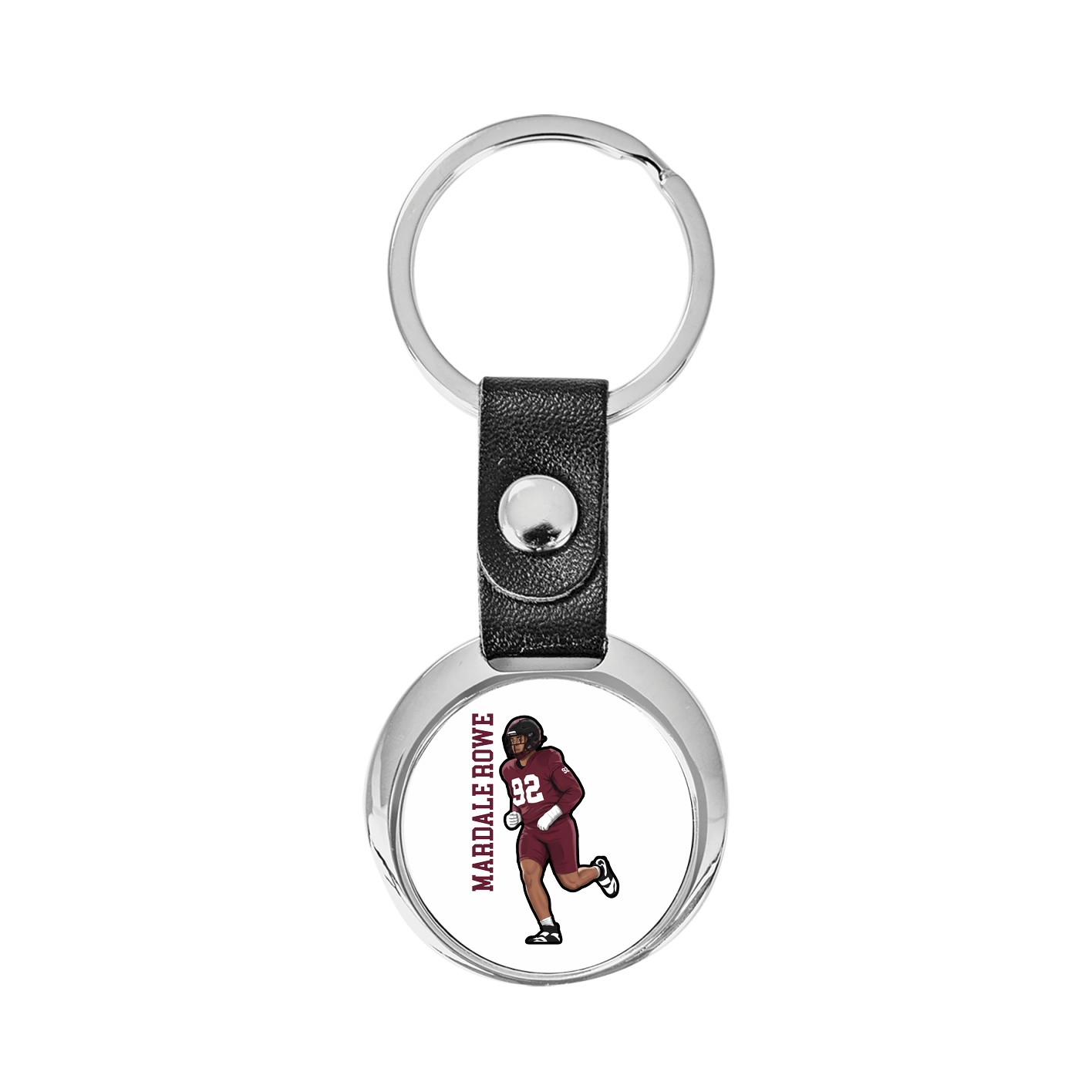 Key Chain — Name Vertical in Classic