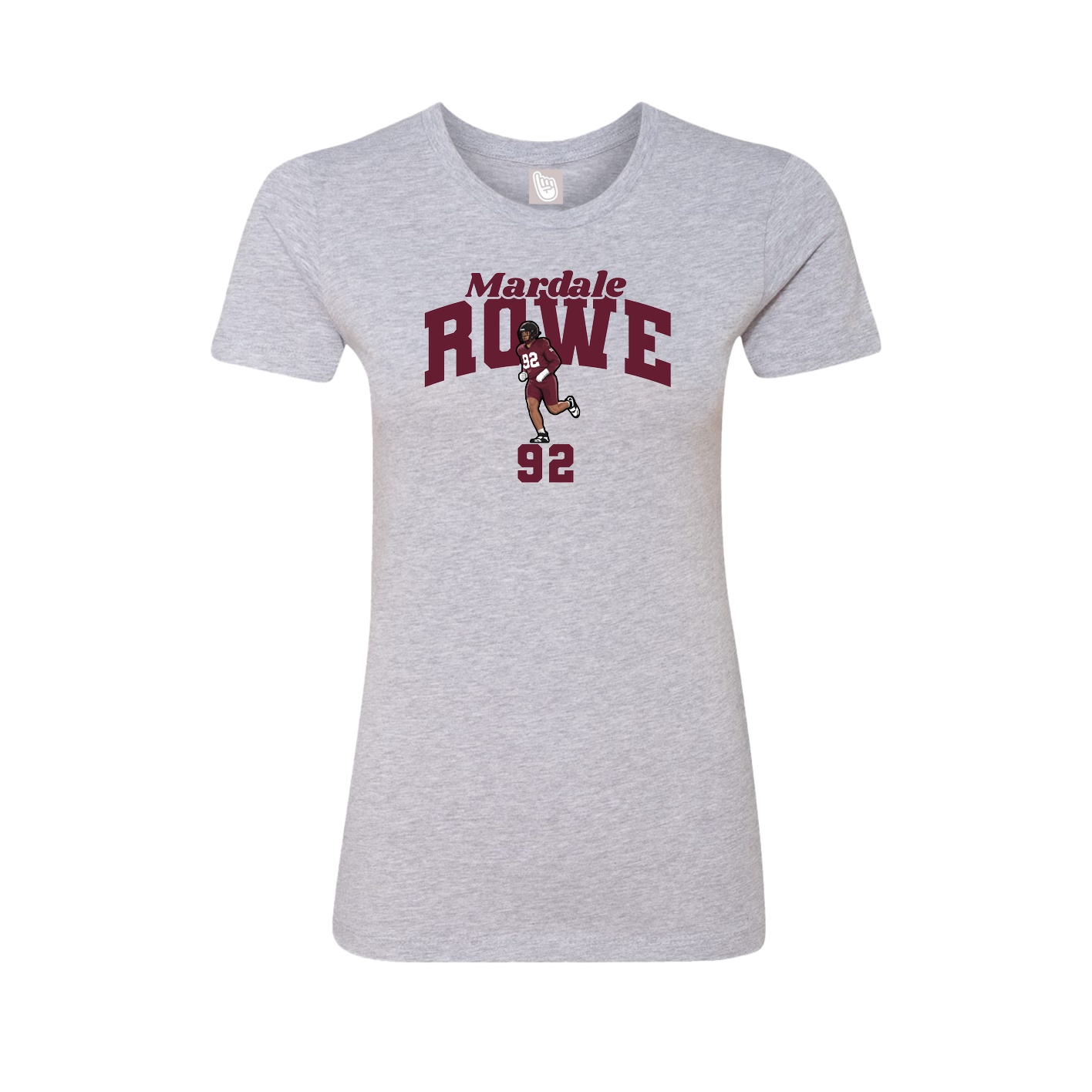 Womens Tee — Signature Arch in Grey
