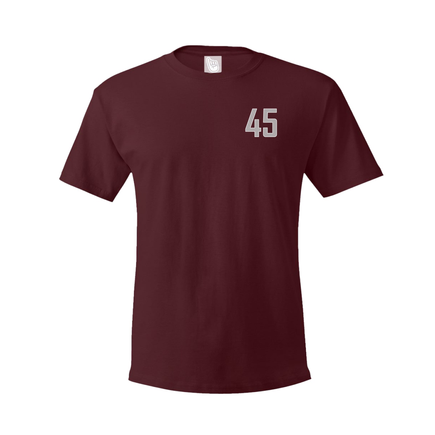 Youth Tee — Front Shirsy in Maroon