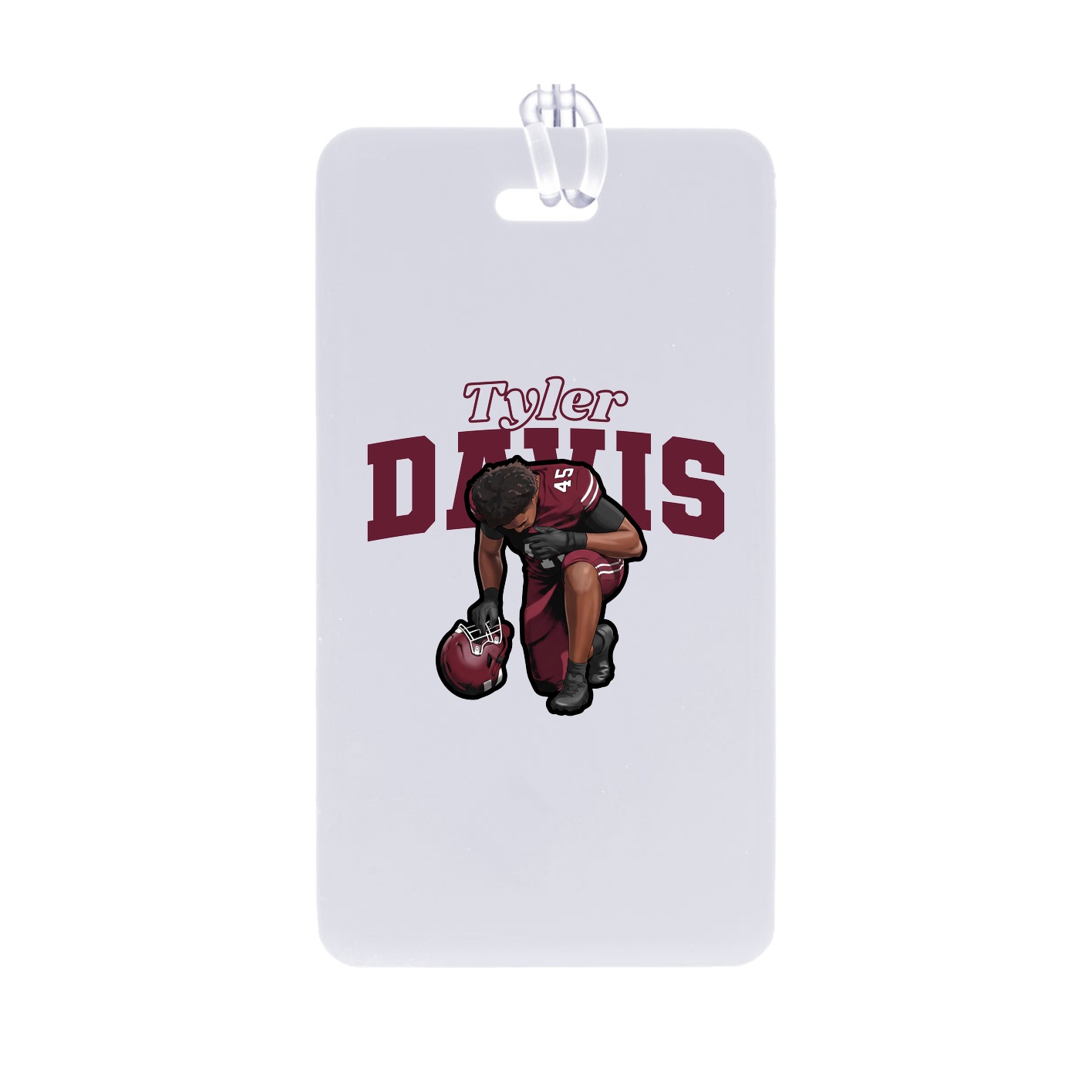 Bag Tag — Name Arch in Classic