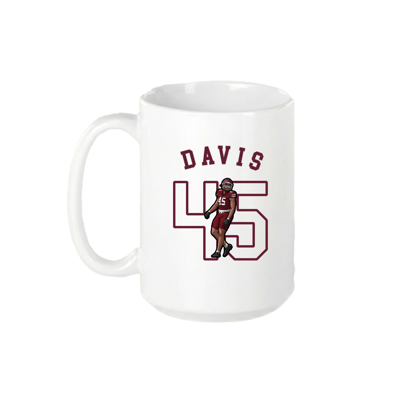 15oz Coffee Mug — Shirsey Arch in White