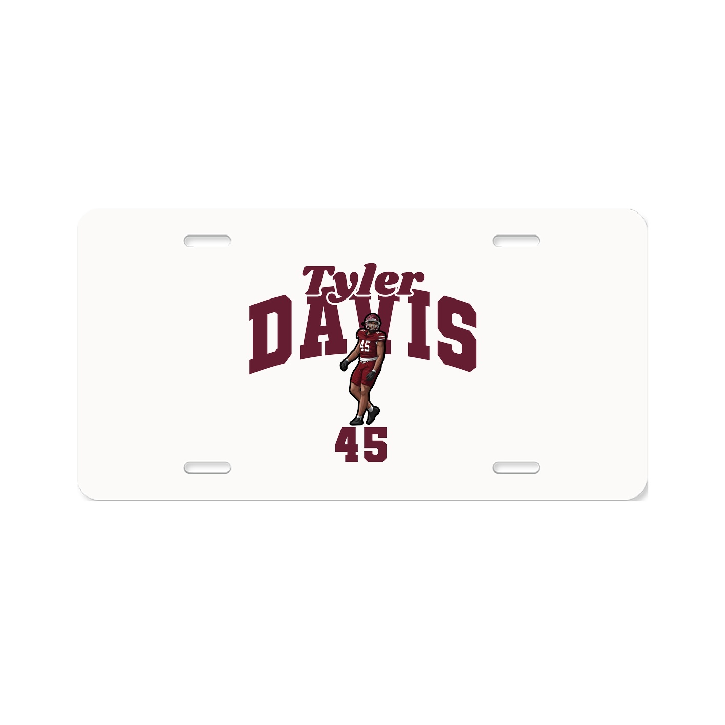 License Plate — Signature Arch in Classic