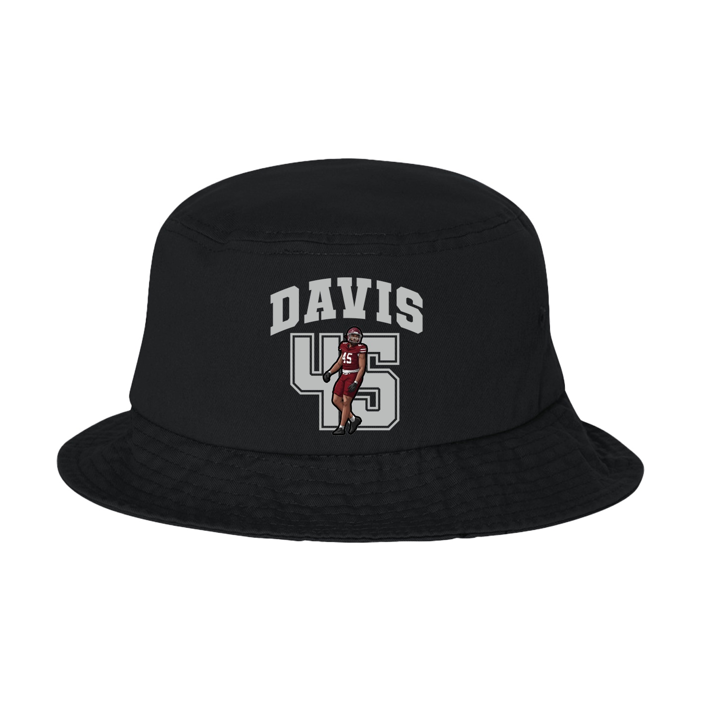 Bucket Cap — Number in Black