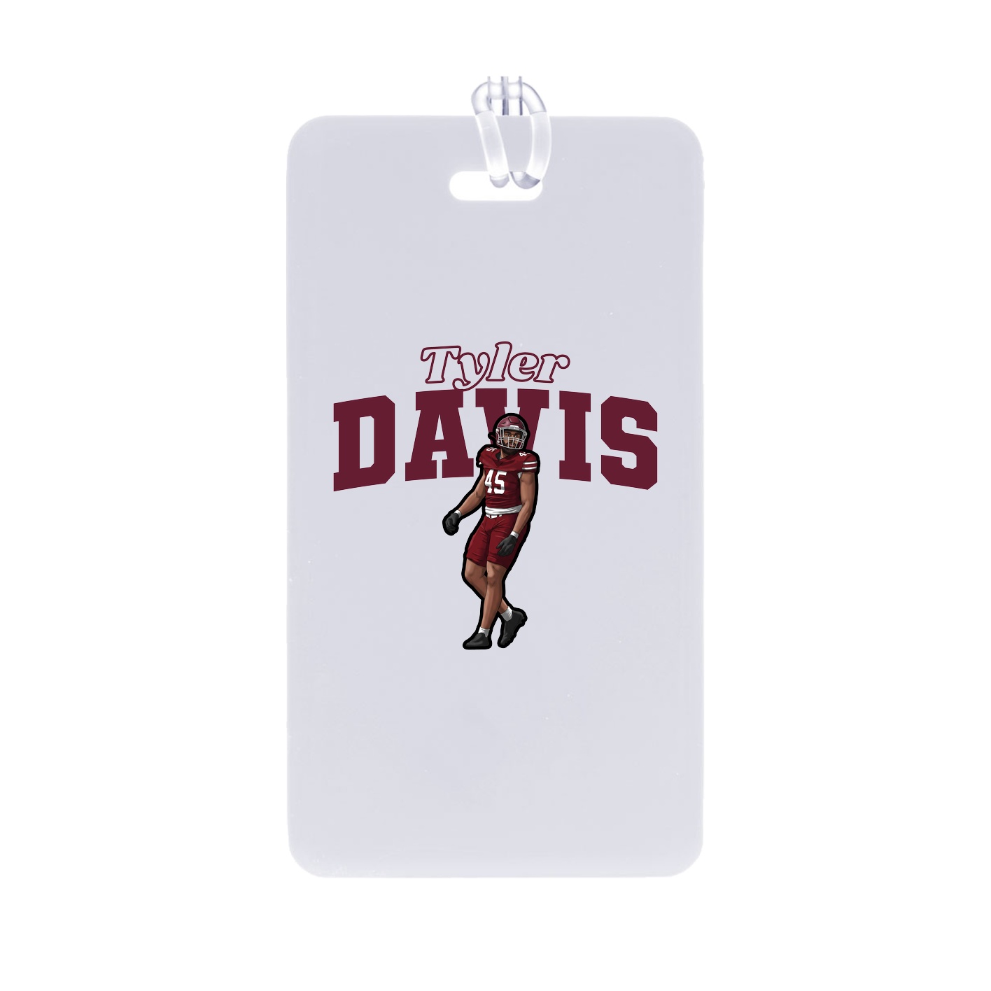 Bag Tag — Name Arch in Classic