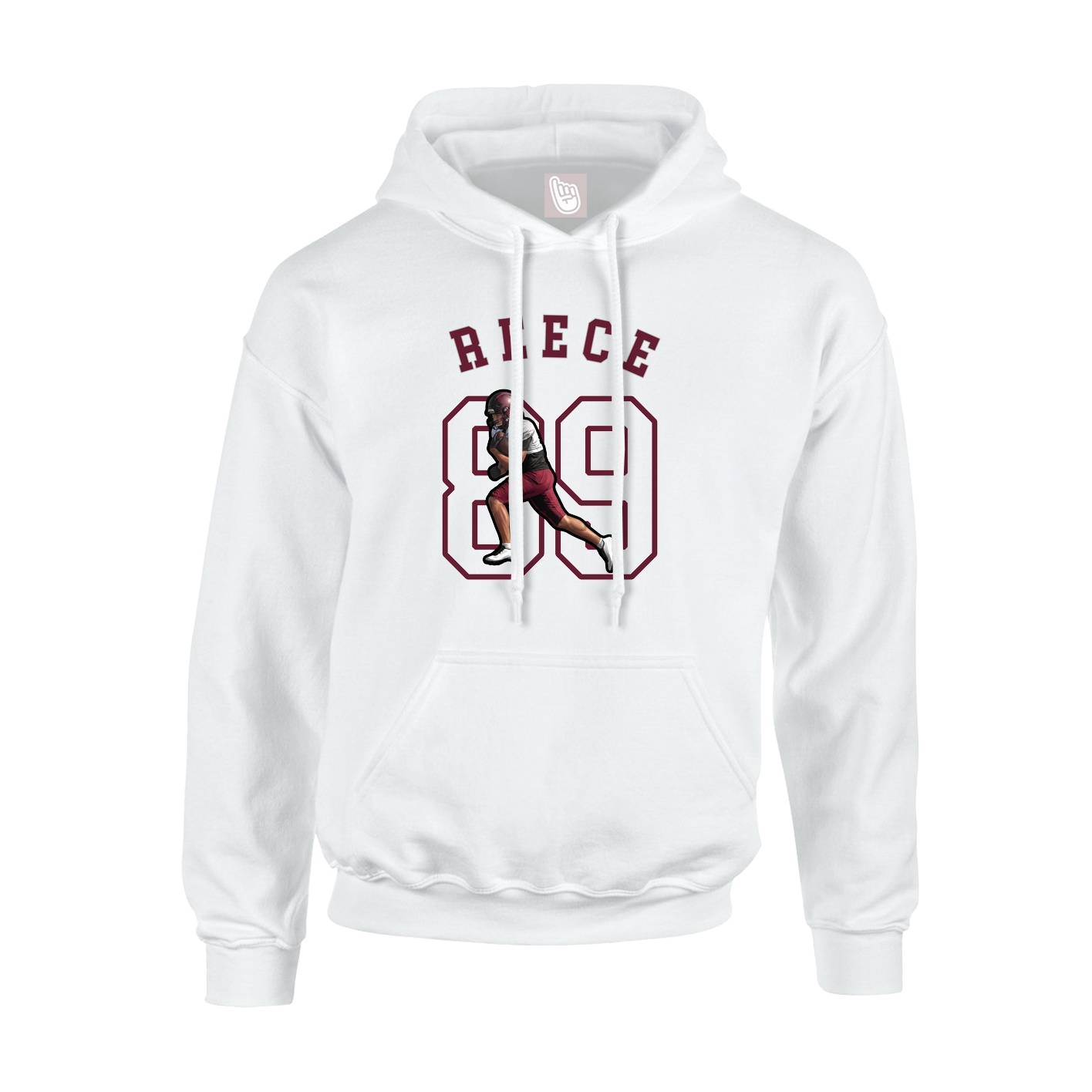 Hoodie — Shirsey Arch in White