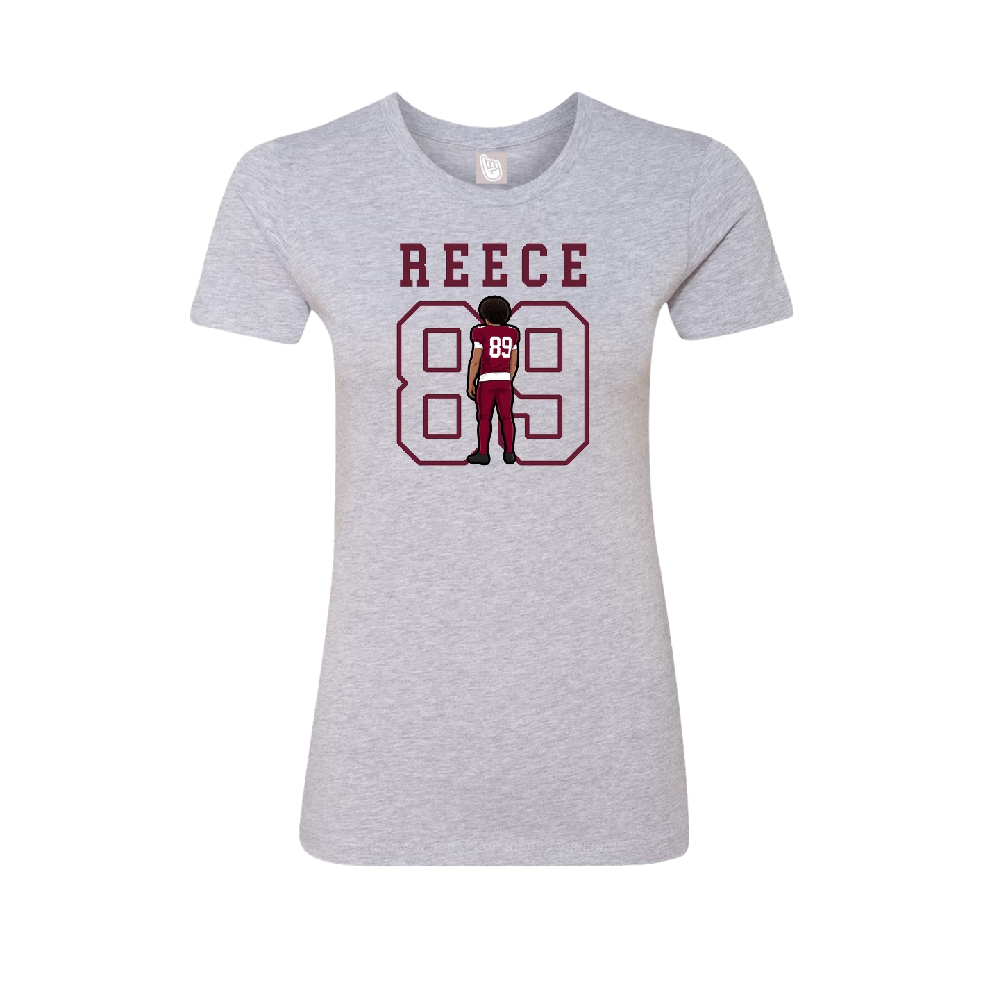 Fitted Women's Tee — Shirsey in Grey
