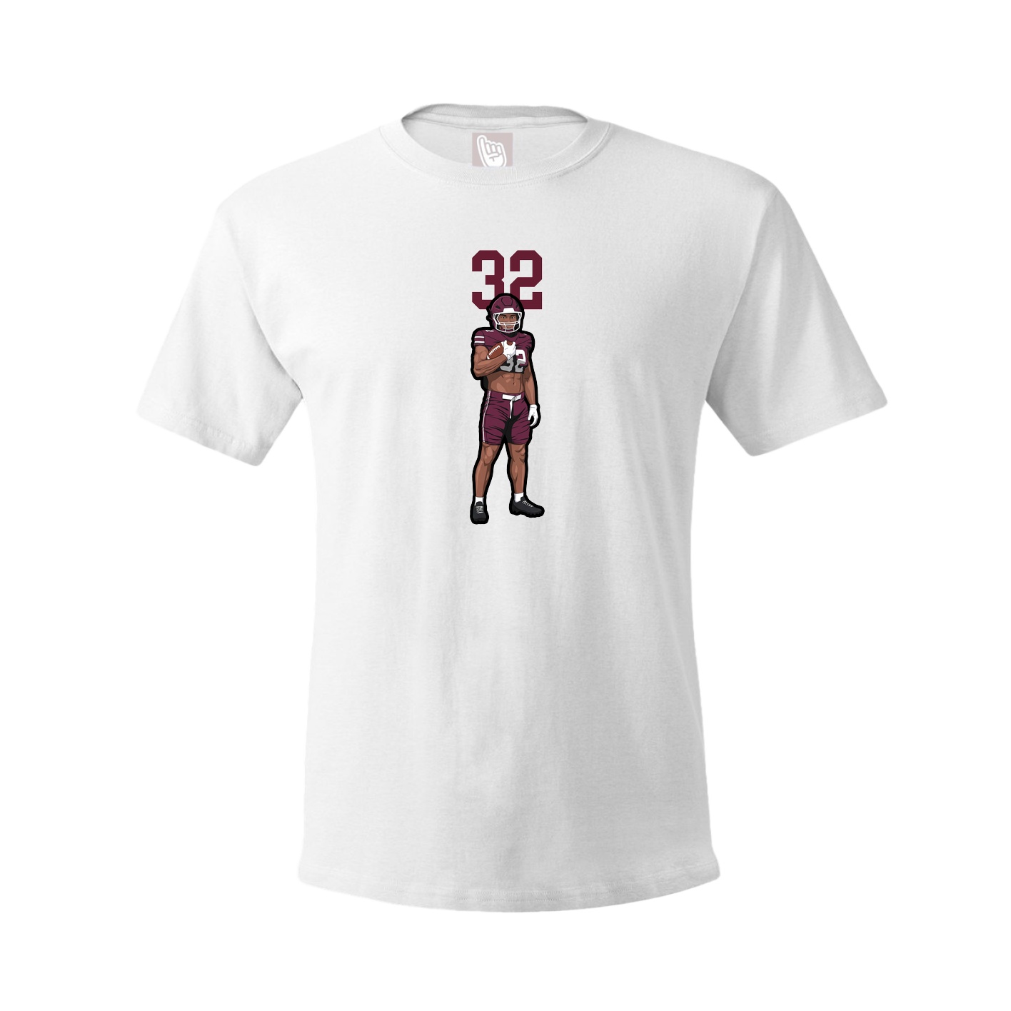 Tee — Number Top in White