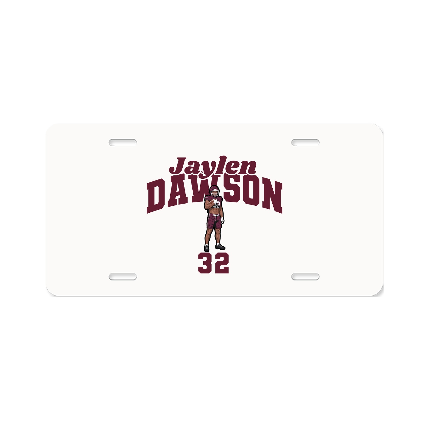 License Plate — Signature Arch in Classic