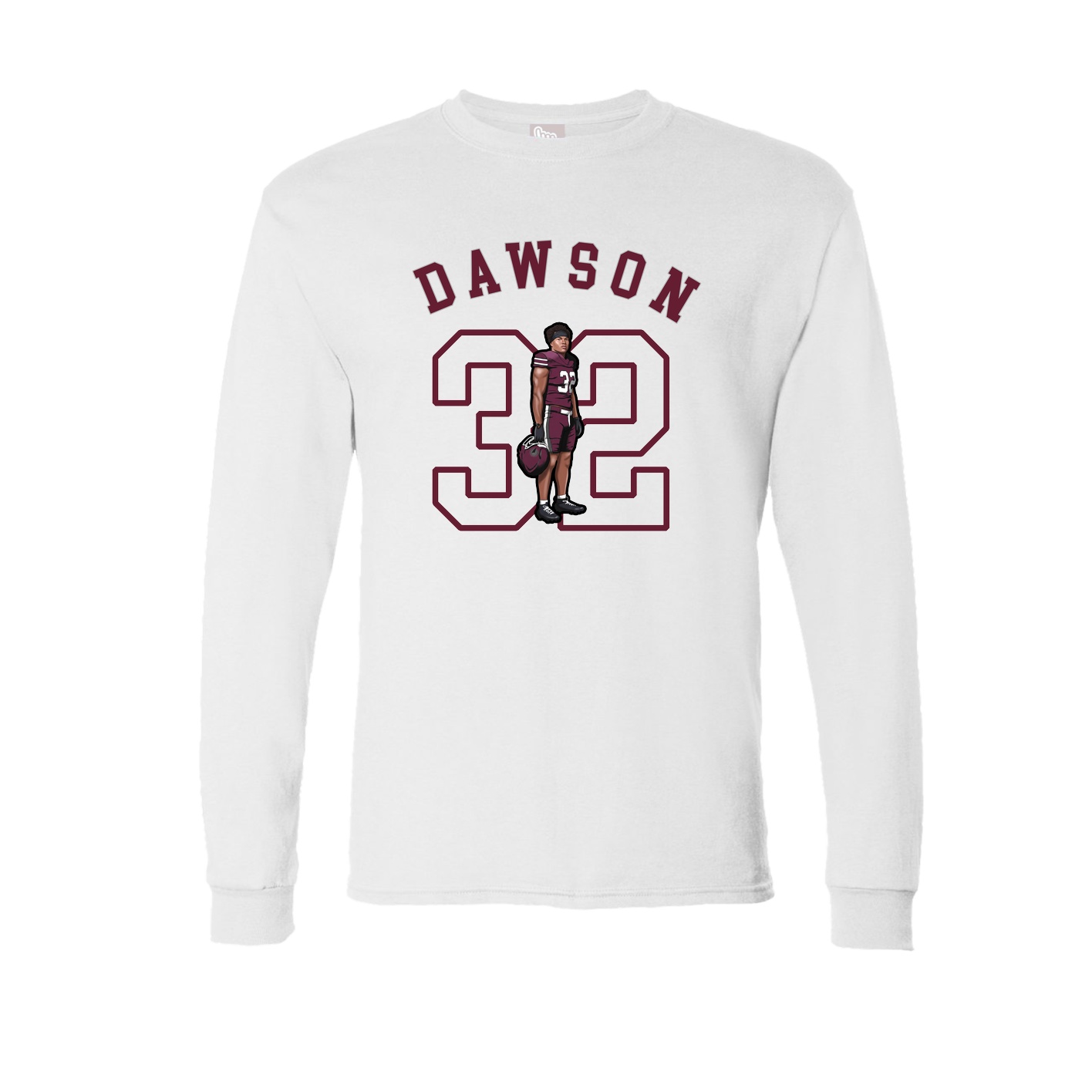 Long Sleeve Tee — Shirsey Arch in White