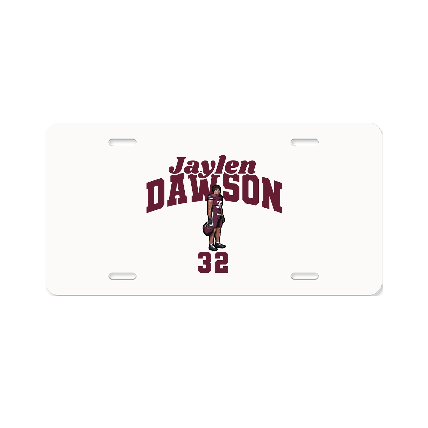 License Plate — Signature Arch in Classic