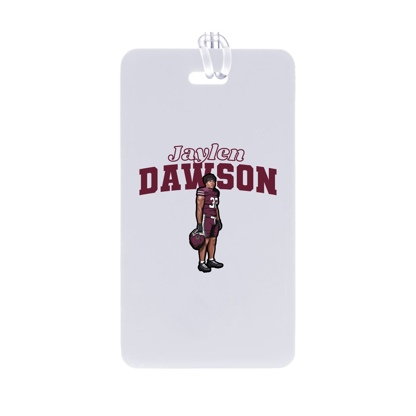 Bag Tag — Name Arch in Classic