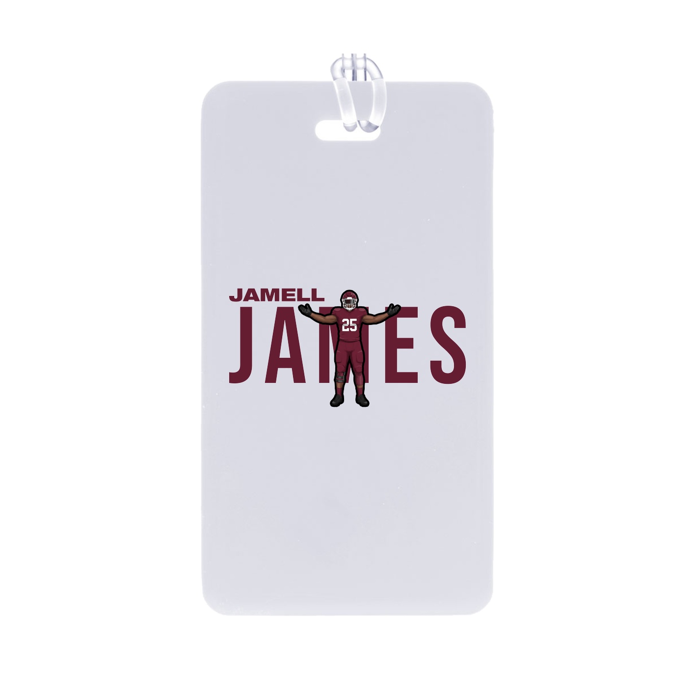 Bag Tag — Player Name in Classic